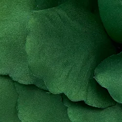 Dark green flower-shaped brooch