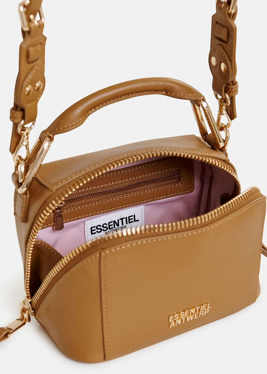 Black leather mini bag