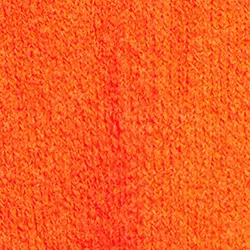 Neon orange chunky knit sweater