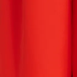 Red wide-leg pants with white stripes