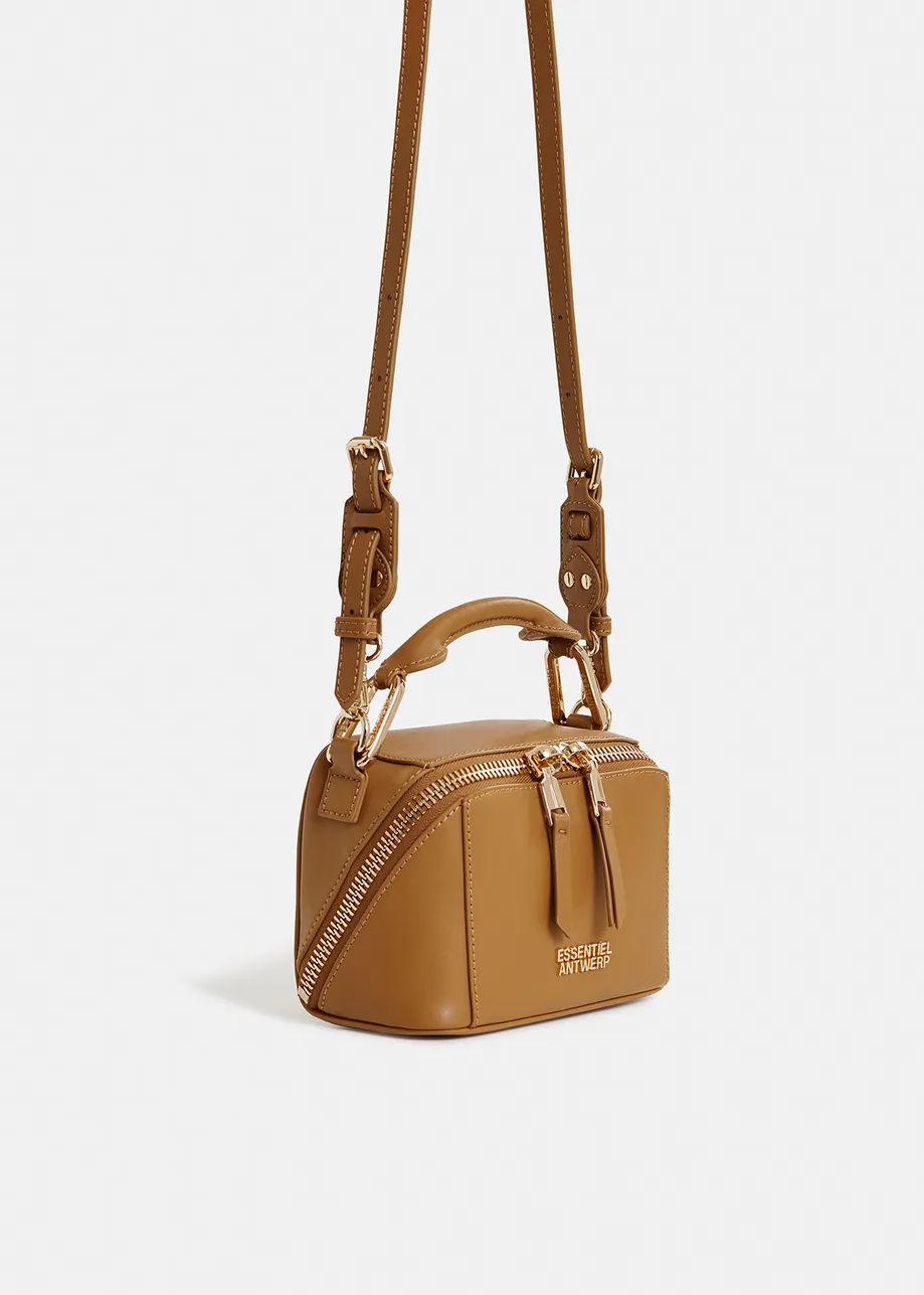 Black leather mini bag
