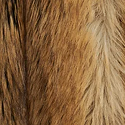 Brown oversized faux fur coat