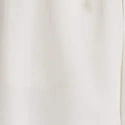 Off-white ruffled-sleeves cotton shirt