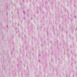 Mauve and ecru mélange knit scarf