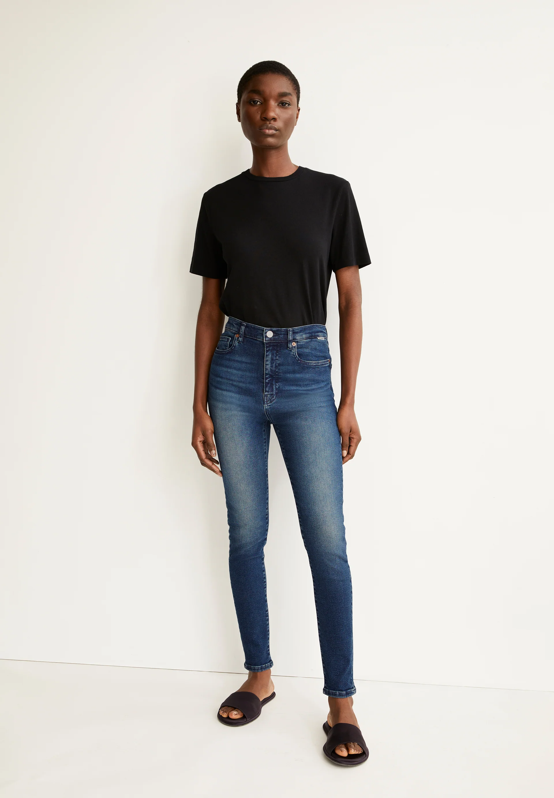 INGAA Skinny Jeans High Waist Organic Cotton Mix X-Stretch