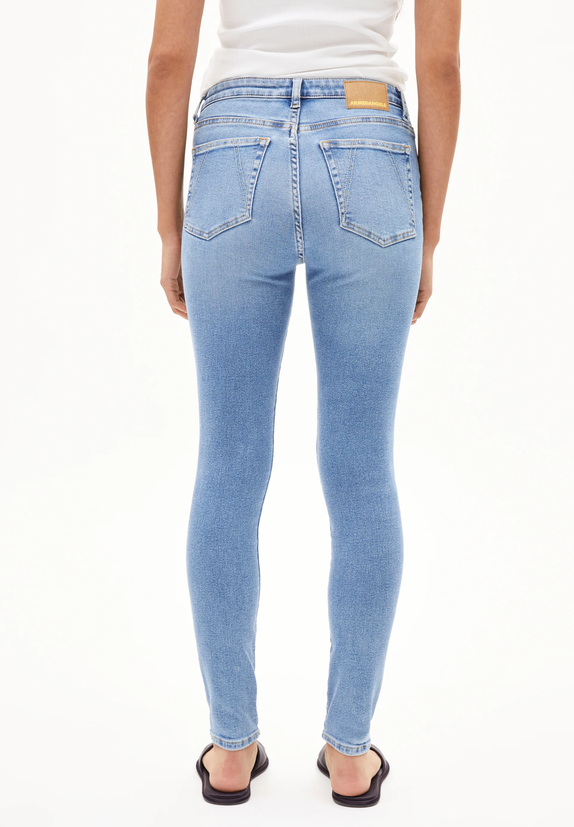 TILLAA Skinny Jeans Mid Waist Organic Cotton Mix X-Stretch