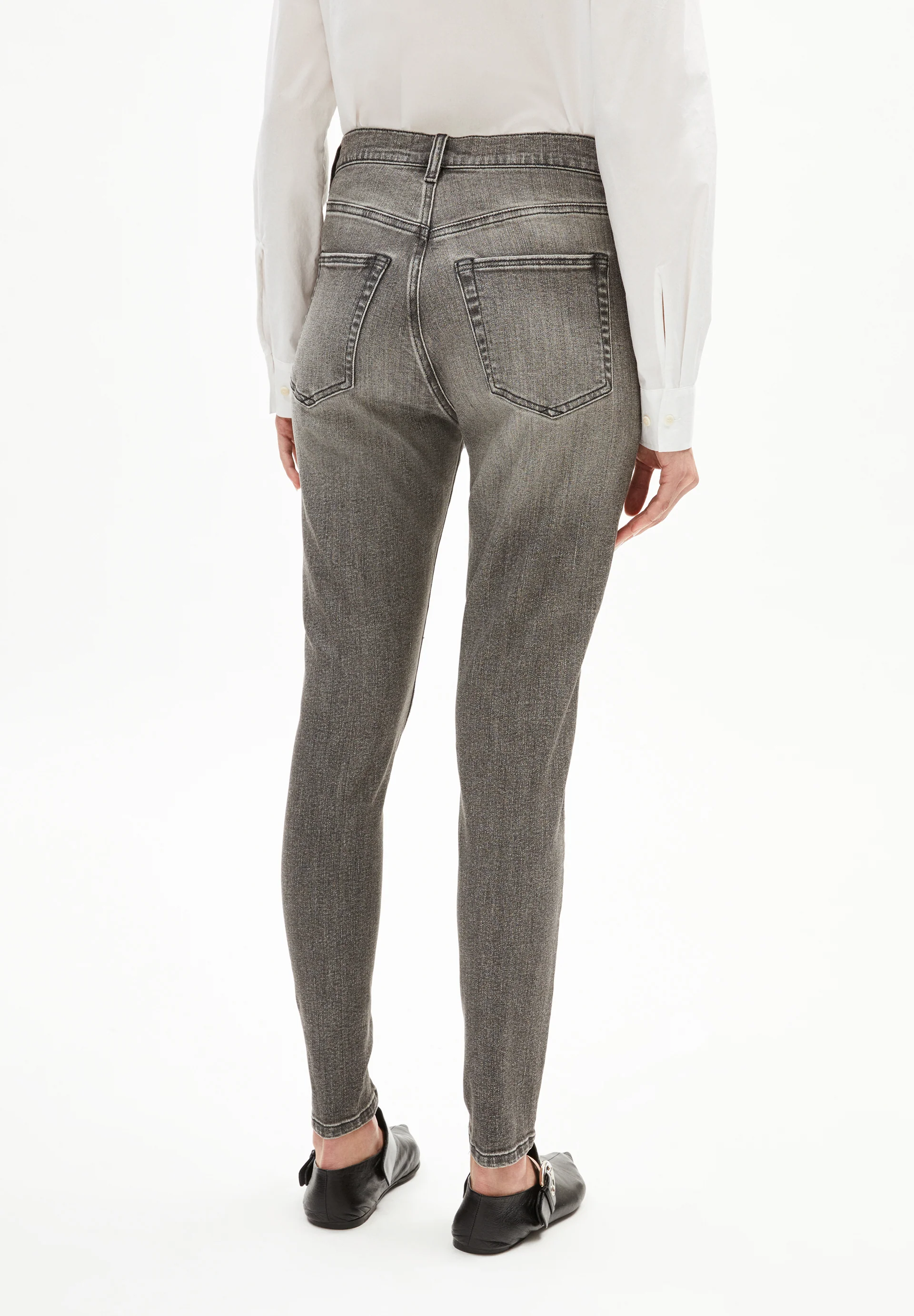 TILLAA Jeans Skinny Leg Mid Waist Organic Cotton Mix X-Stretch