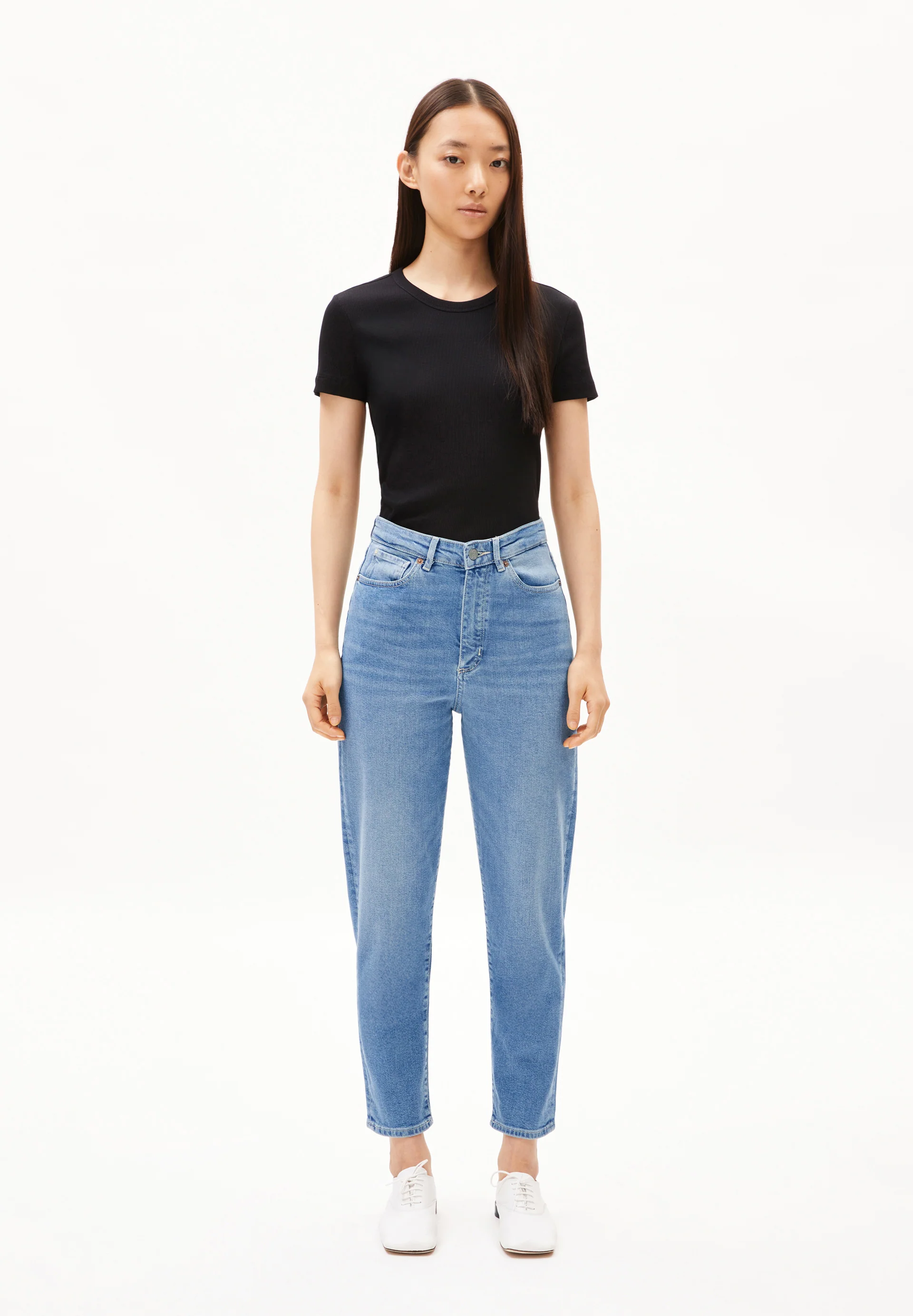 MAIRAA Mom Jeans recycled Cotton Mix Comfort Stretch