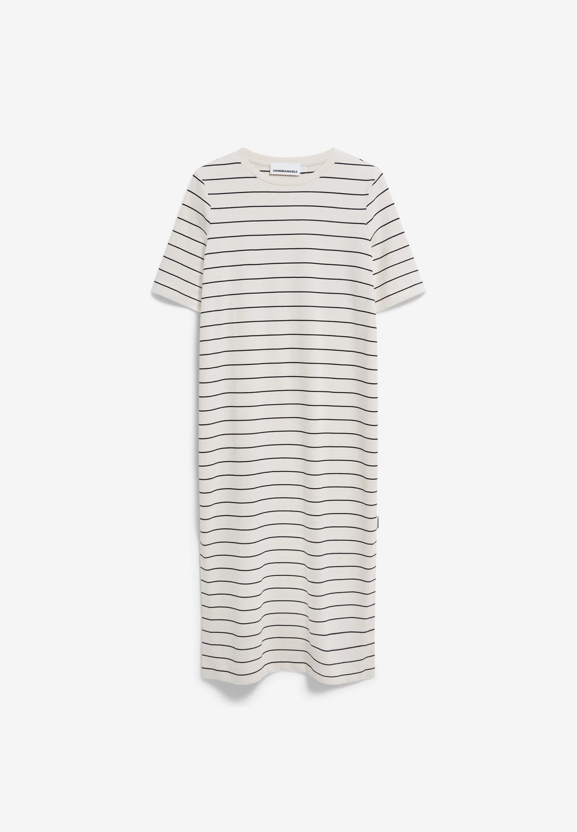 XELINAA FINE STRIPE MIDI DRESS Heavyweight Jersey Dress made of recycled Cotton Mix