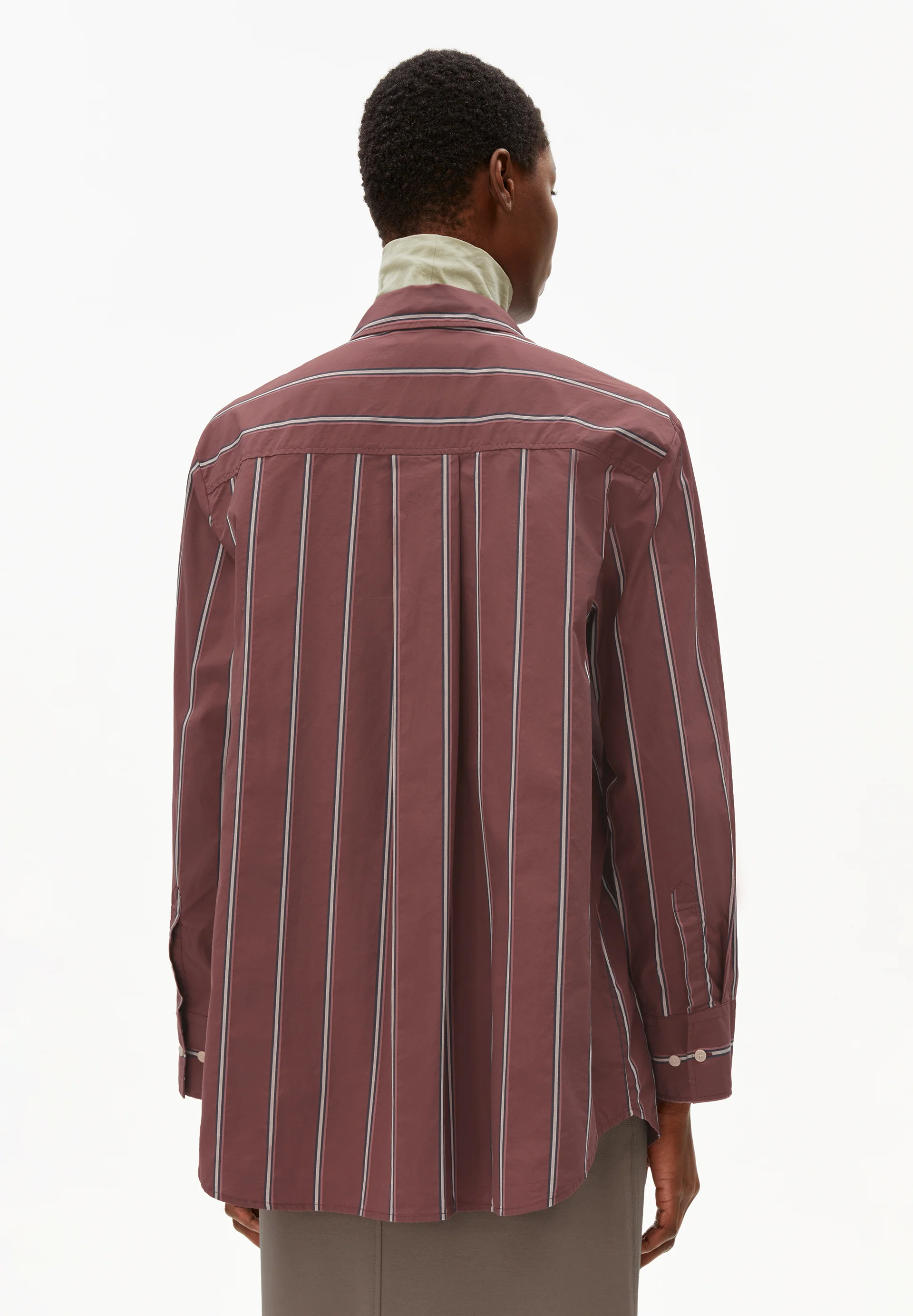 HALIAA STRIPED Blouse from organic cotton