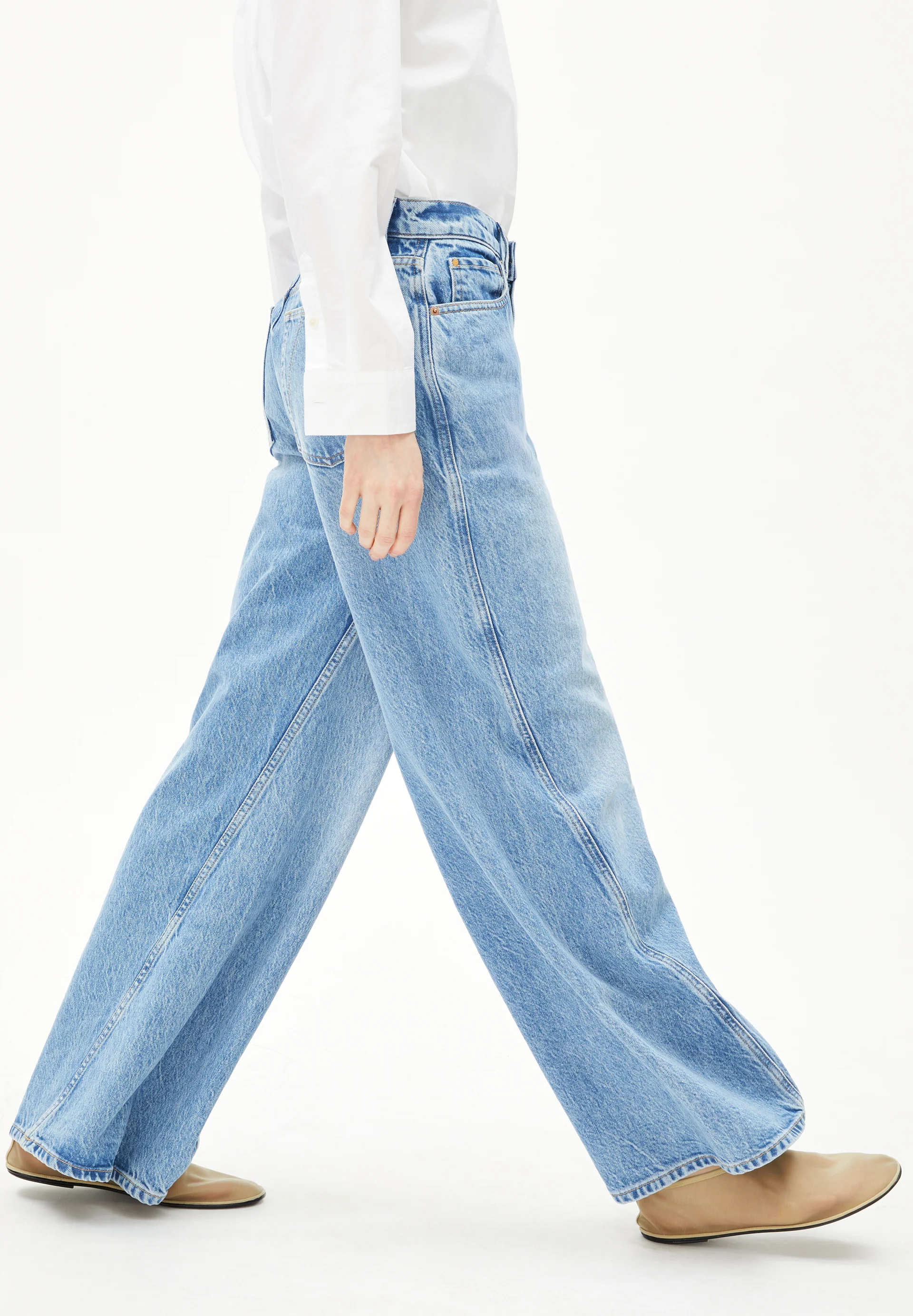 ATHENAAS WIDE JEAN Wide jeans SaXcell® lyocell mix