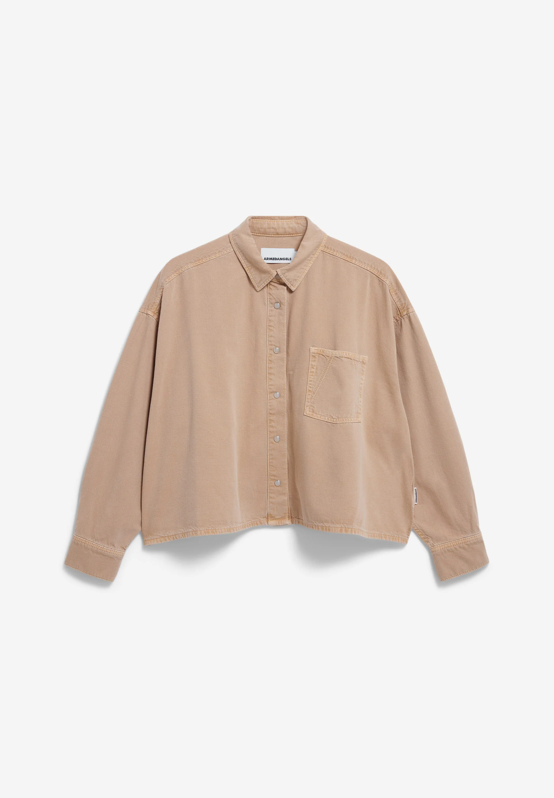 NALAANI Denim Blouse made of Organic Cotton Mix