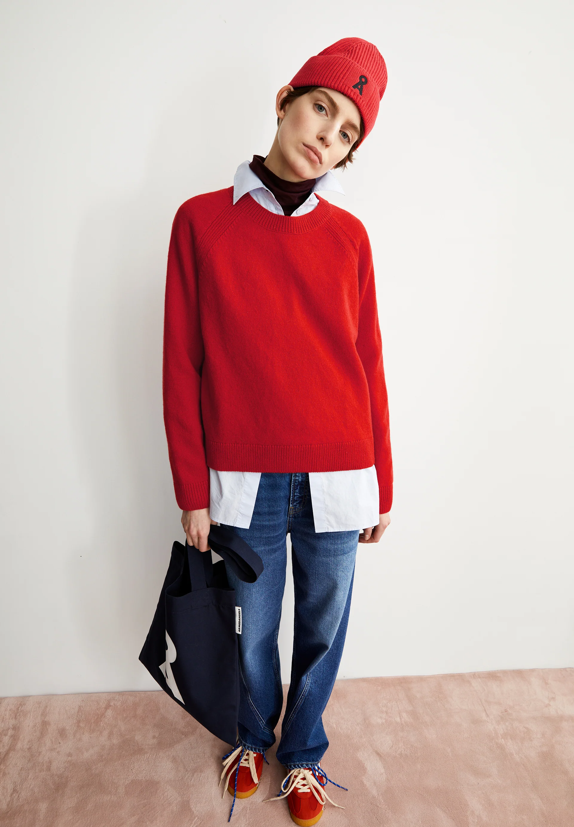 LILIRIAA REGLANA Jumper made from an organic wool blend