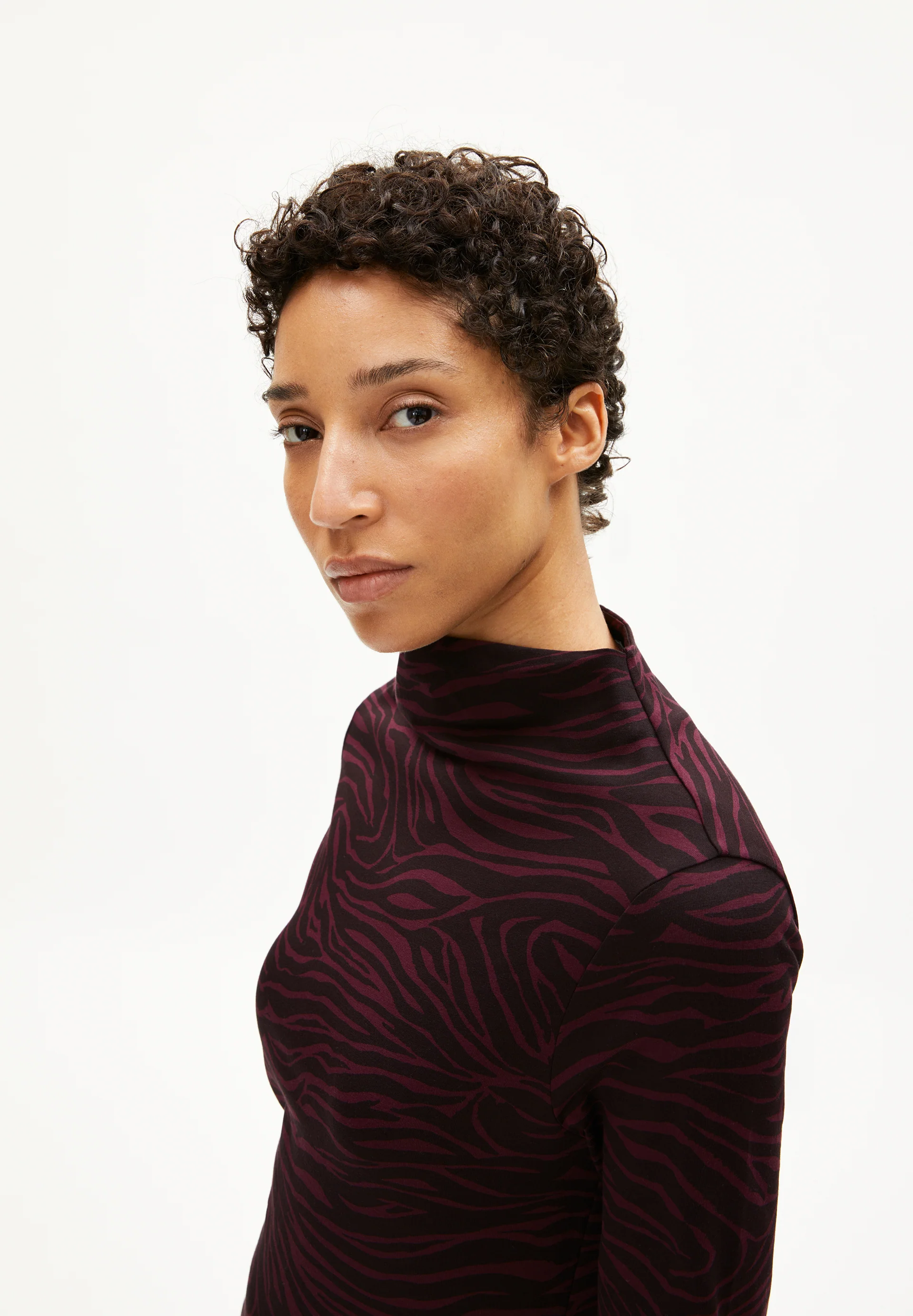 DAILIMAA ZEBRARAA Jersey dress made from an organic cotton blend