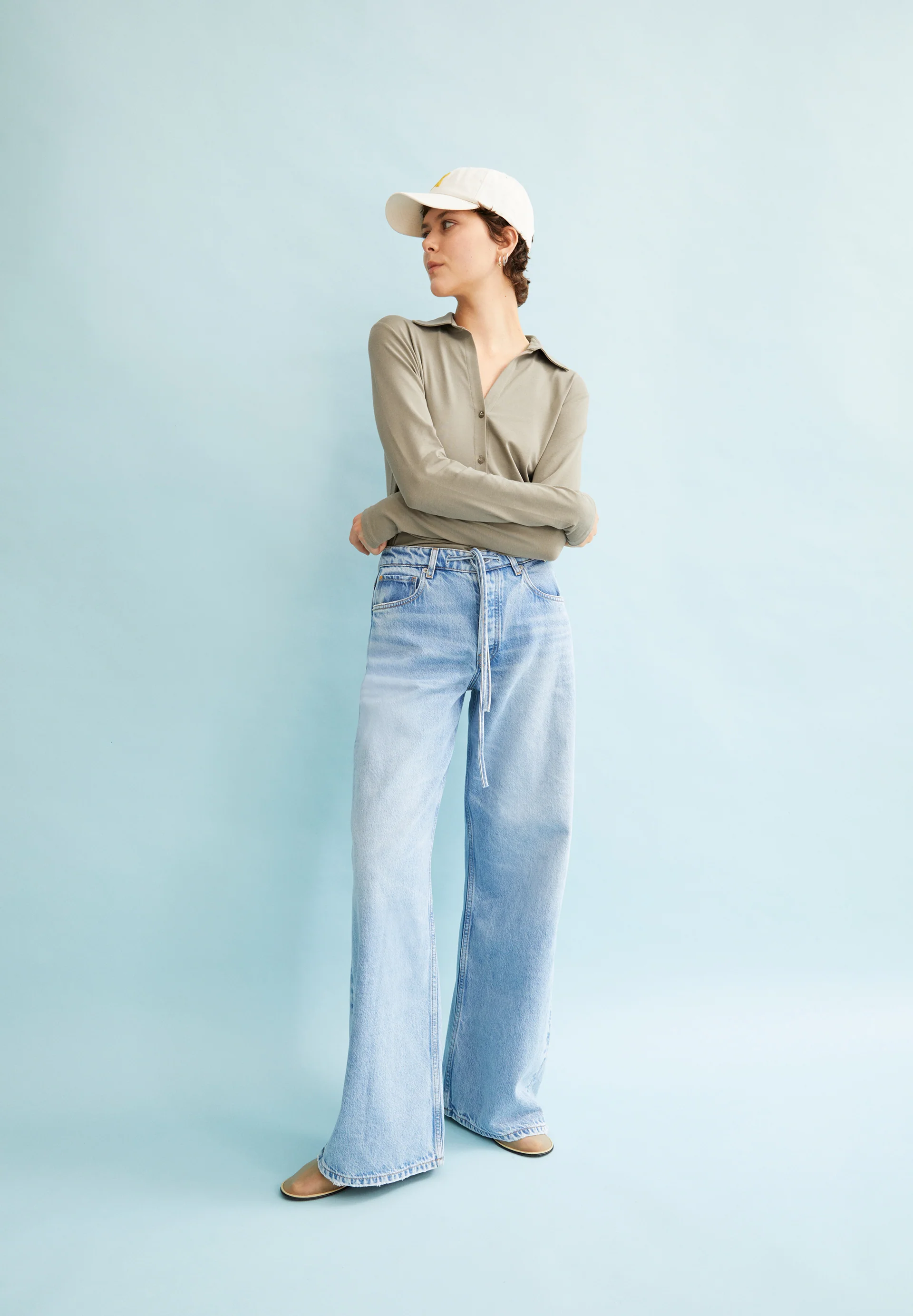 ASTRAEAAS WIDE JEAN Wide Jeans Organic Cotton Mix