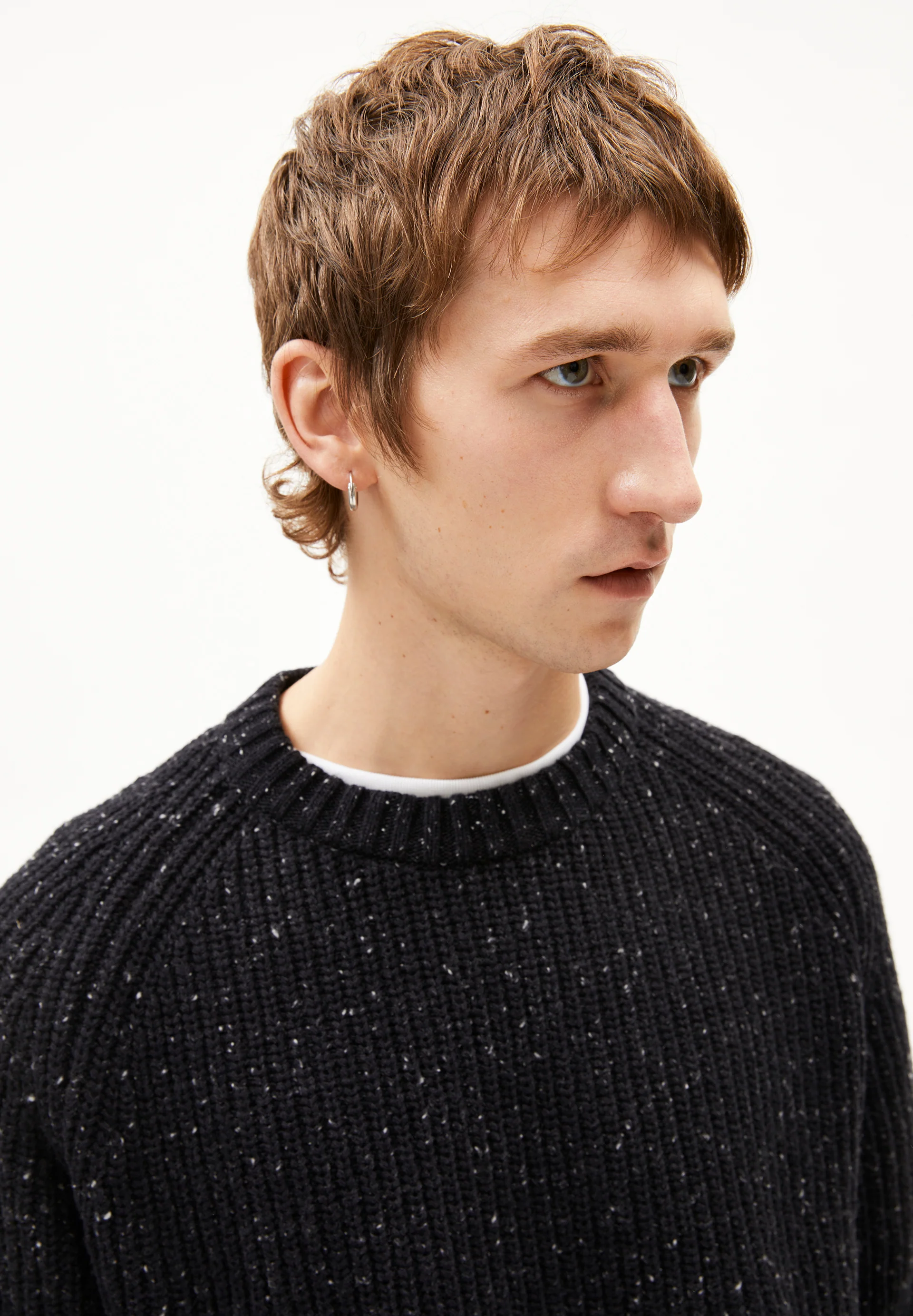 KIAANO TWEED Sweater made of recycled Organic Wool Mix