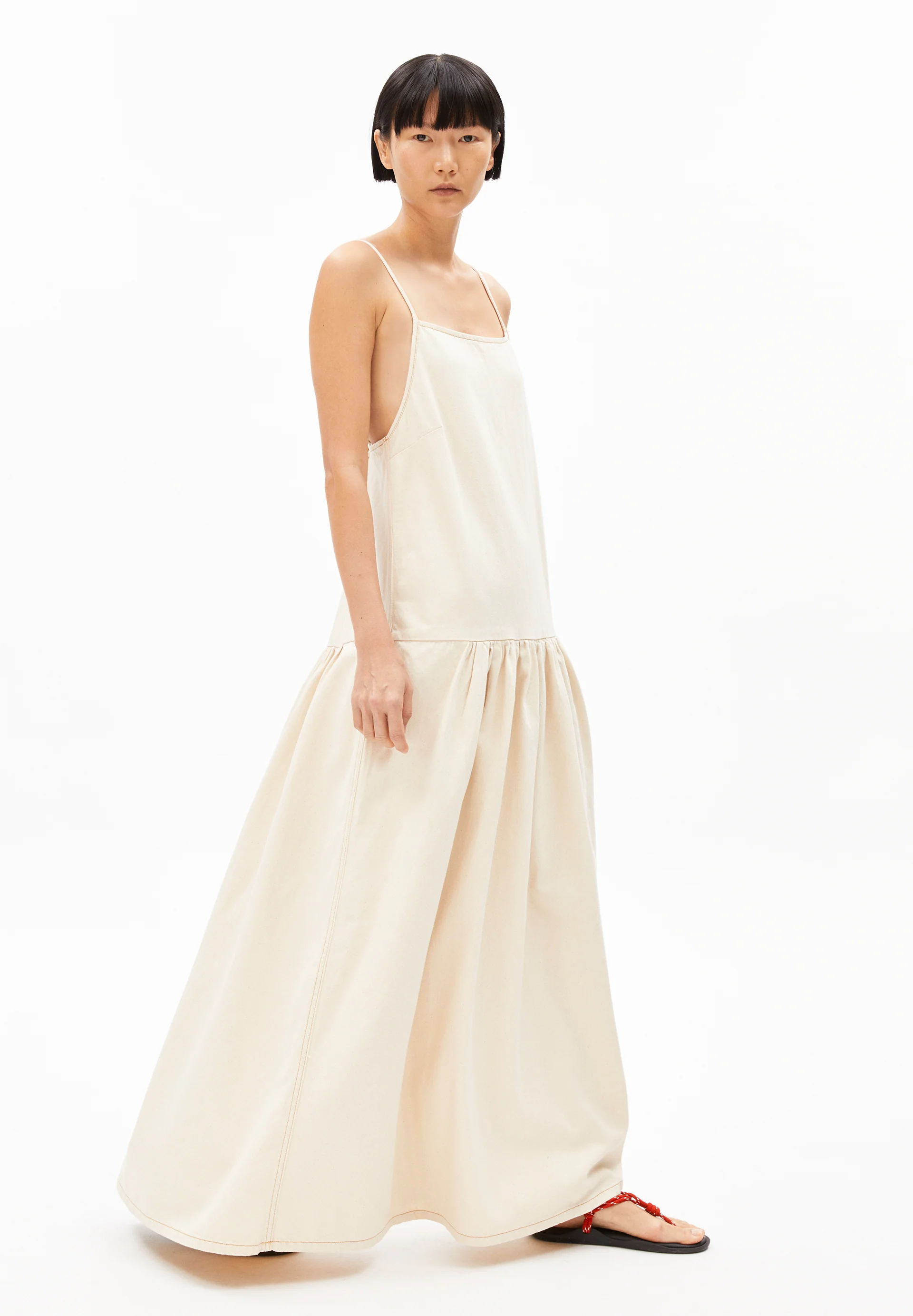 TASHAA Denim Dress made of Organic Cotton Mix