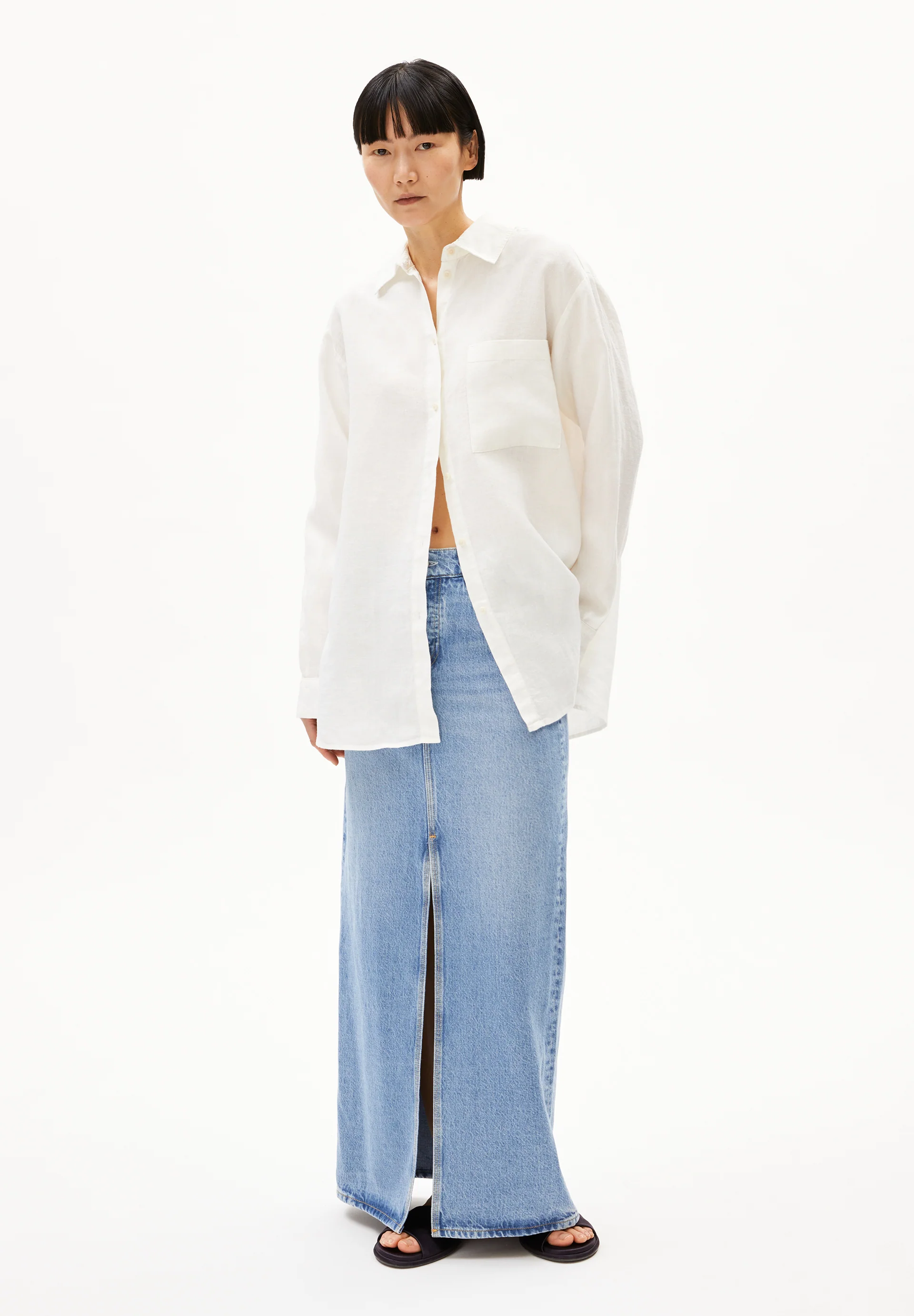 MAALGAA PURE LINO Blouse made of Linen