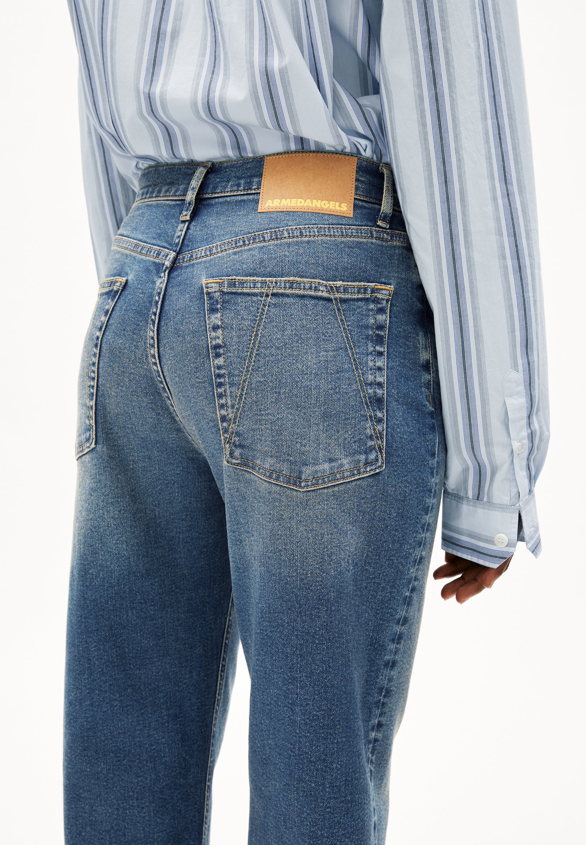 MAIRAA Mom Jeans recycled Cotton Mix Comfort Stretch