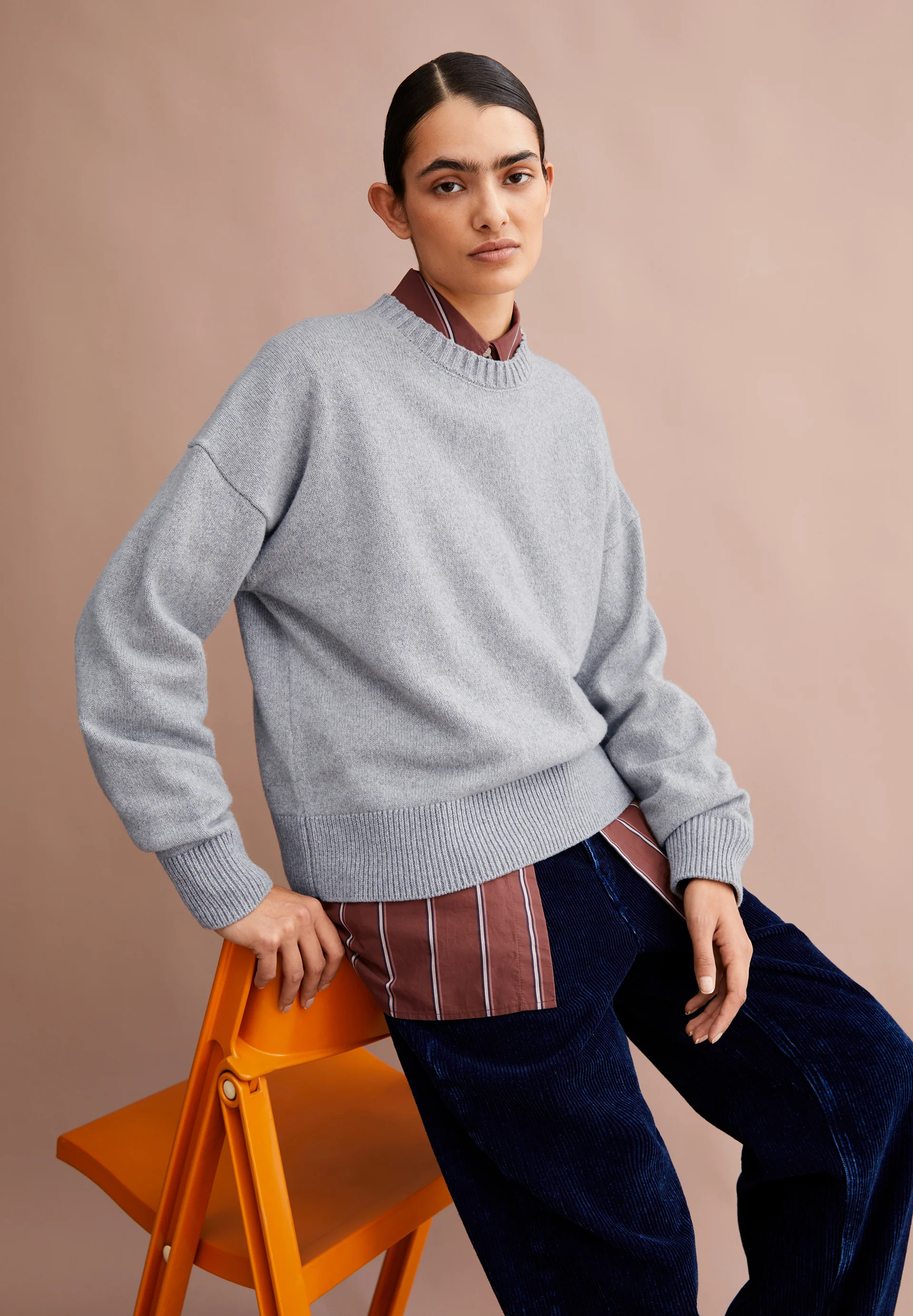 KAARALI Sweater made of recycled Cashmere Mix