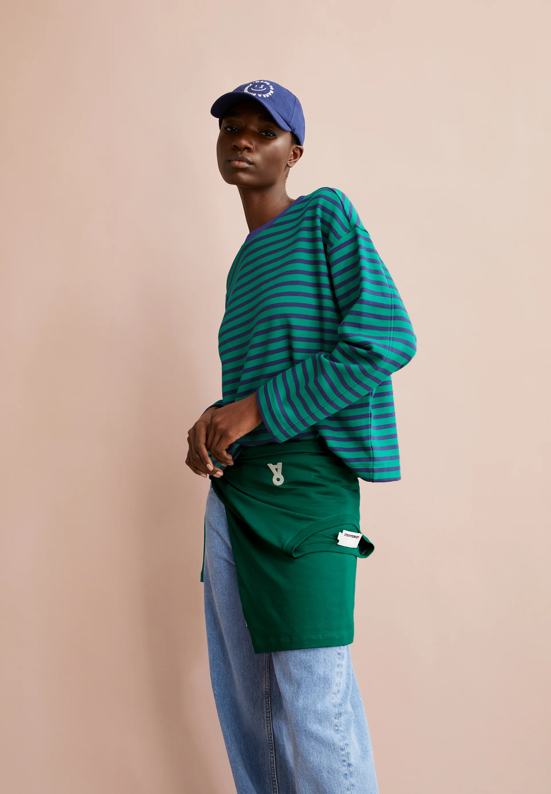FRANKAA MAARLEN STRIPE Sweatshirt from organic cotton