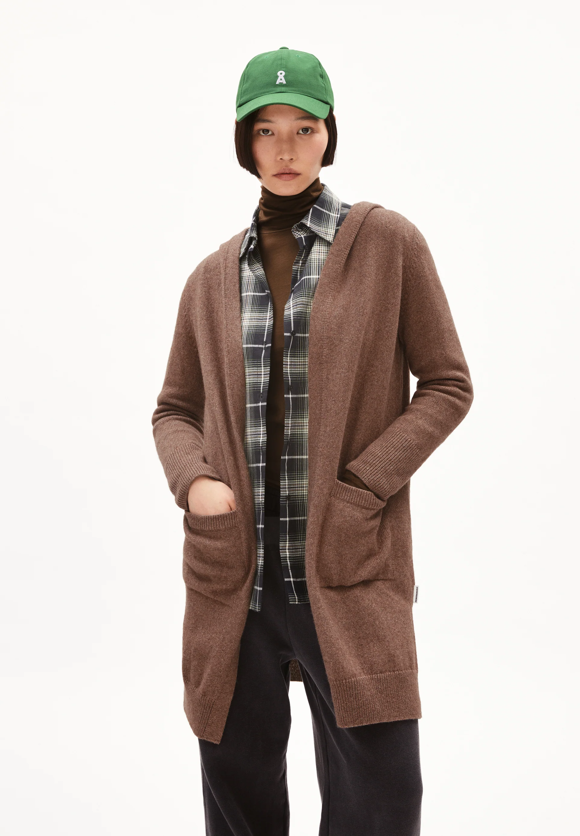 WARMAA Cardigan Relaxed Fit made of Organic Wool Mix