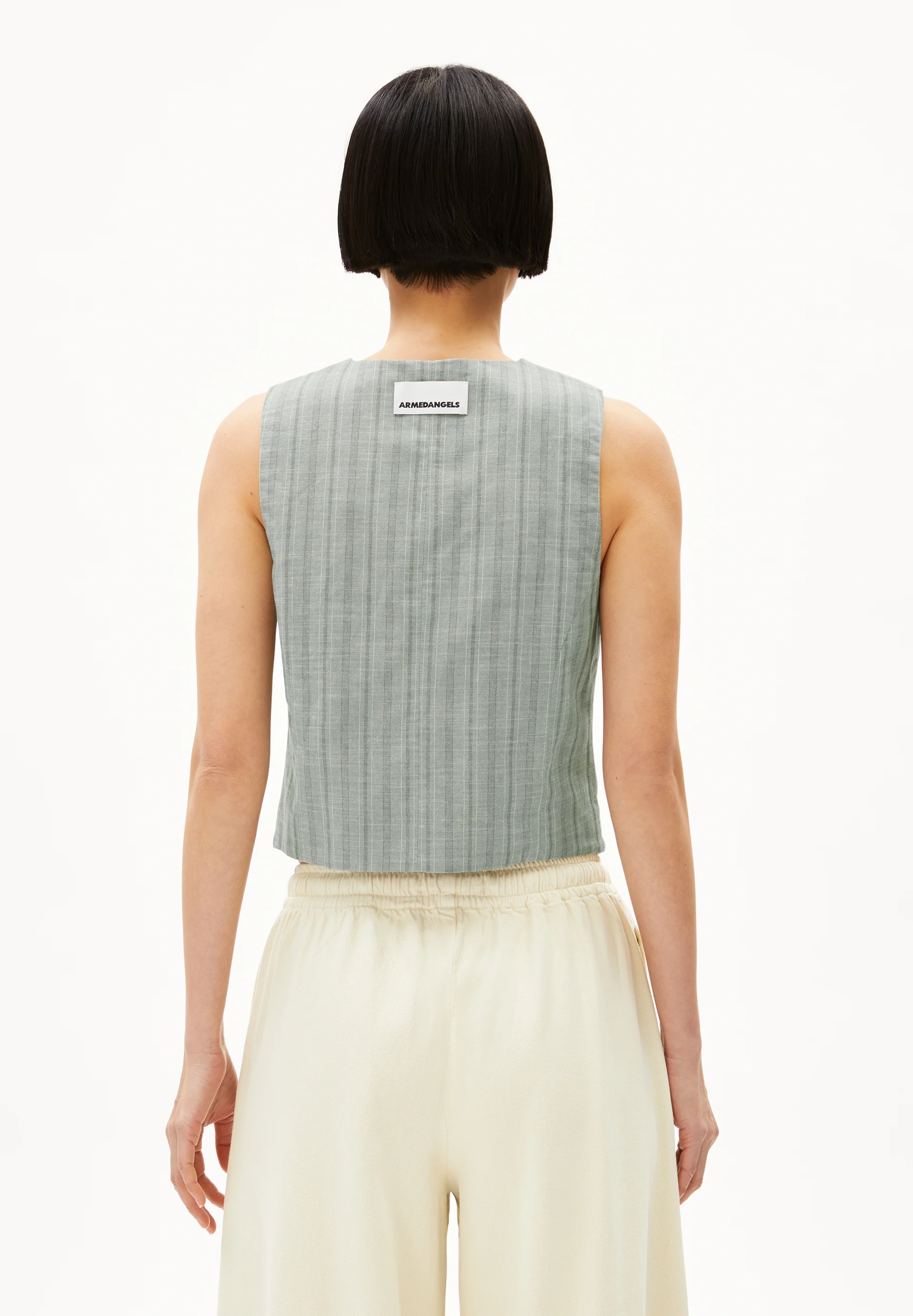 SINERIAA STRIPED Vest made of Organic Cotton