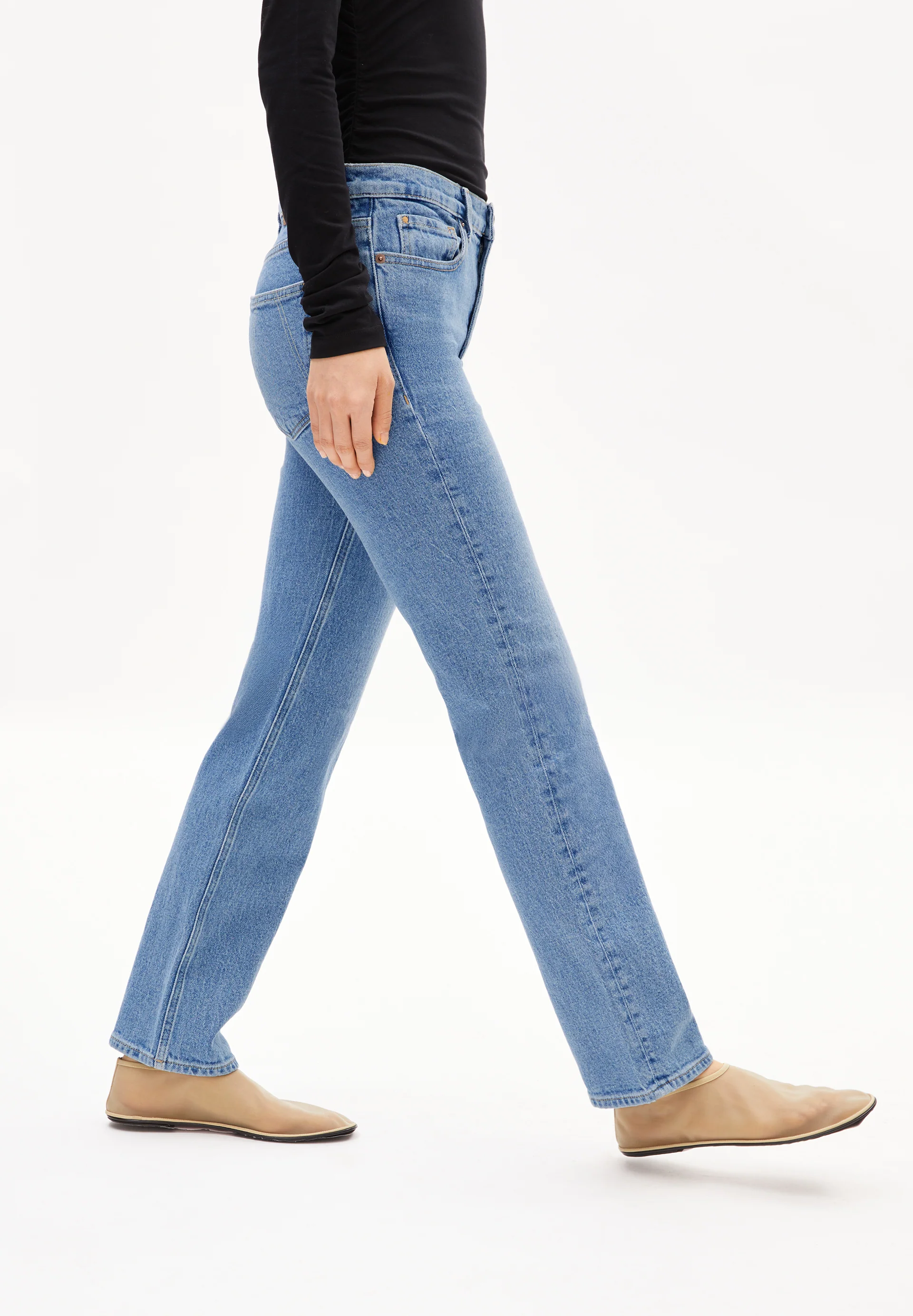 CARENAA Straight Jeans Organic Cotton Mix Comfort Stretch