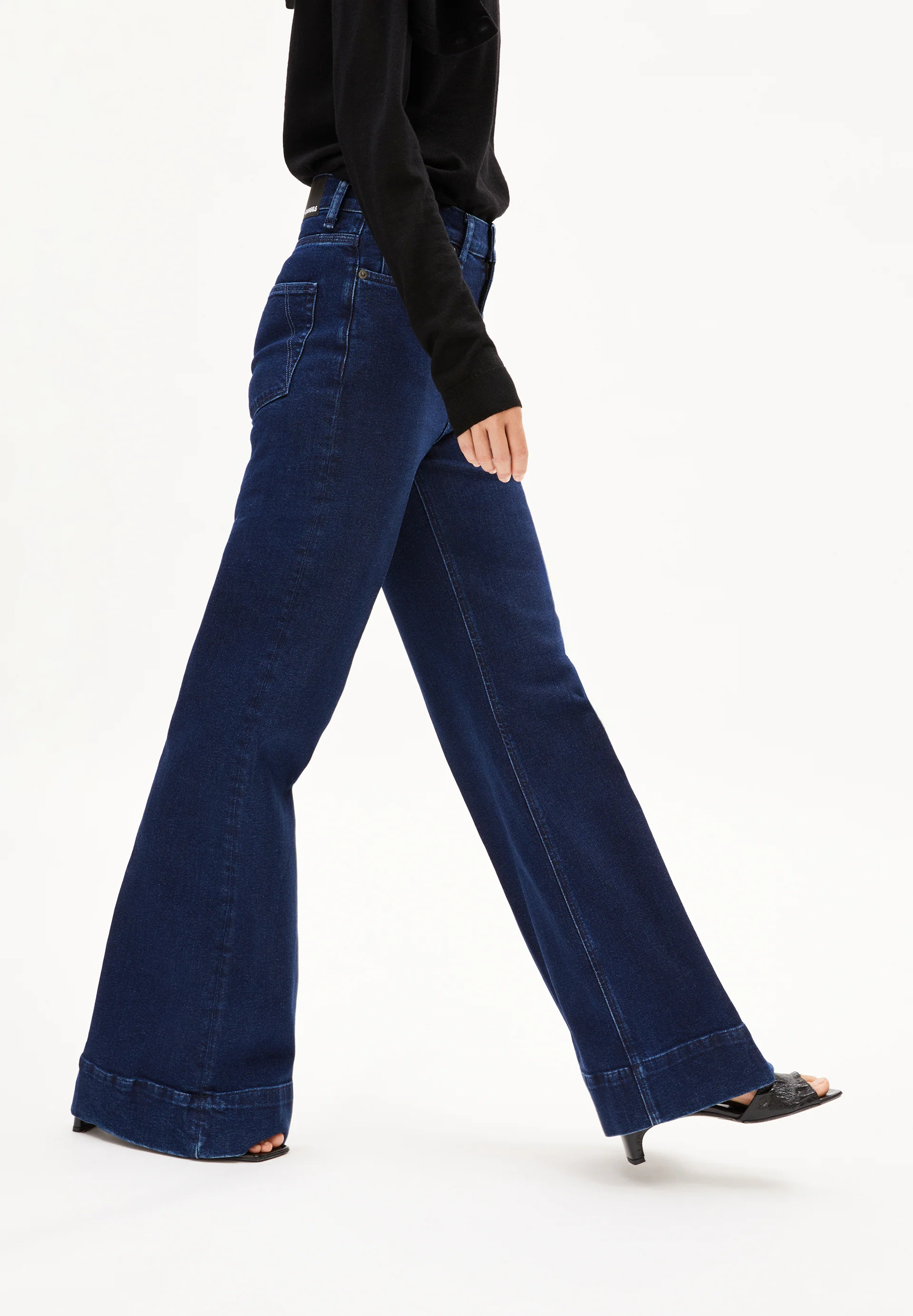 MURLIAA Wide Jeans recycled Cotton Mix Comfort Stretch
