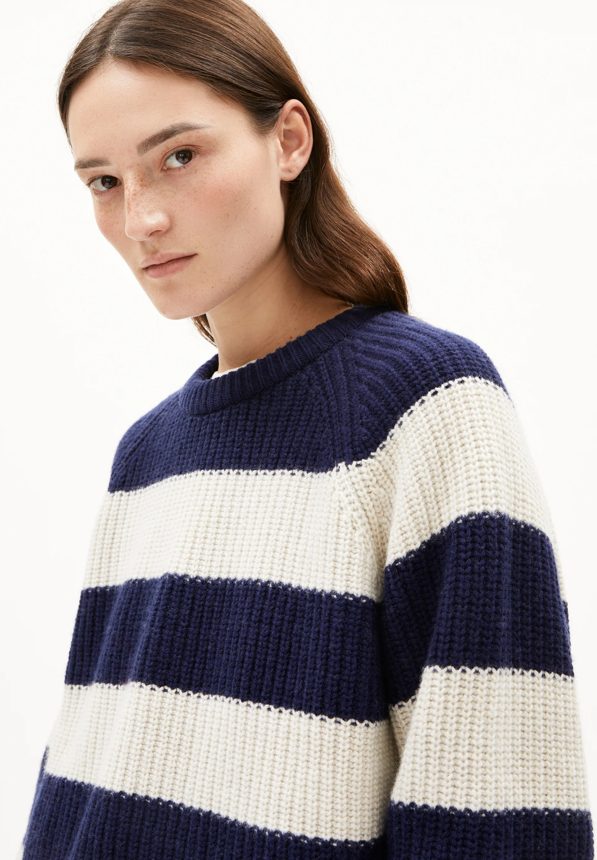 KAAGI STRIPES Pullover from organic wool mix