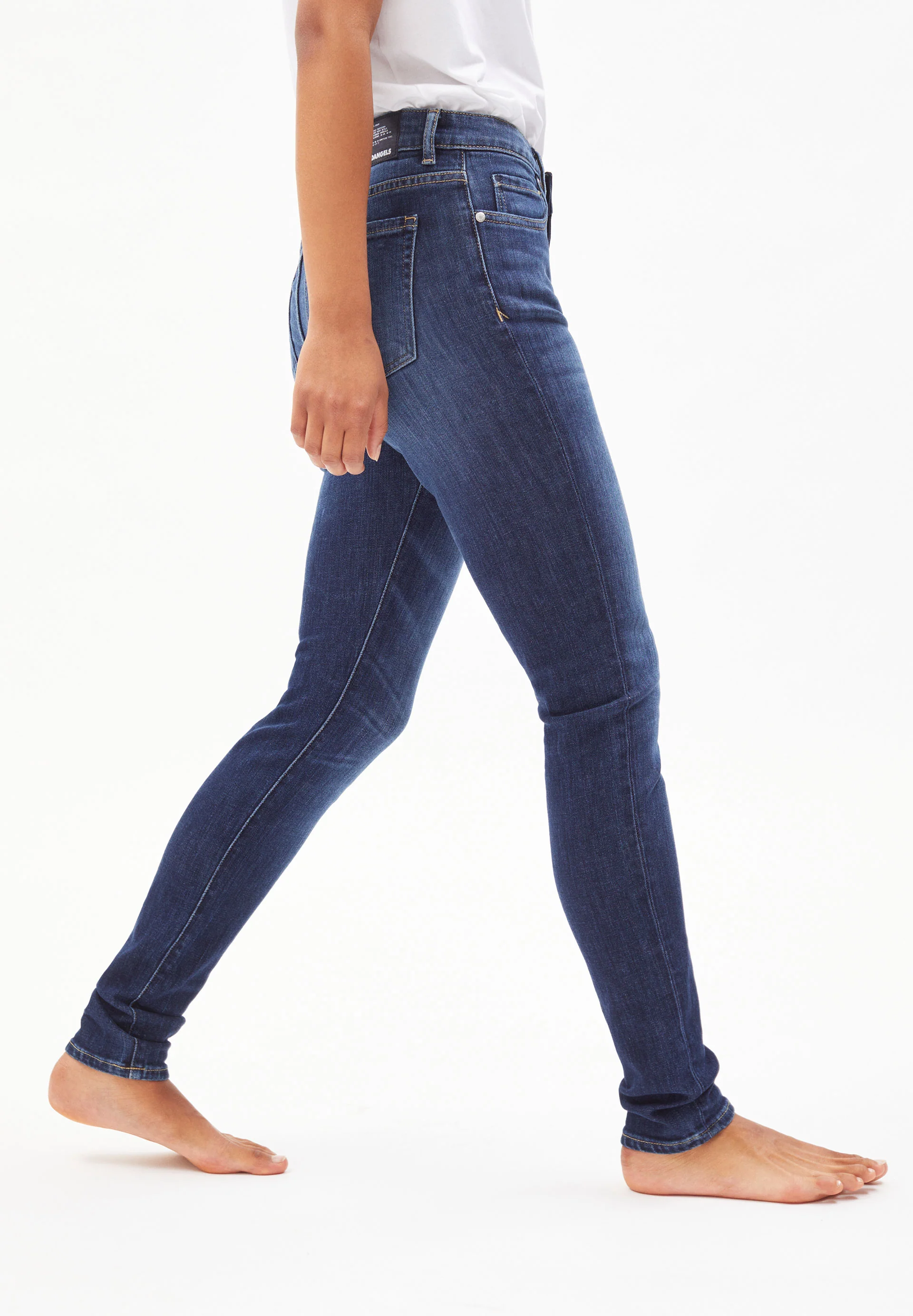 TILLAA Jeans Skinny Leg Mid Waist Organic Cotton Mix X-Stretch