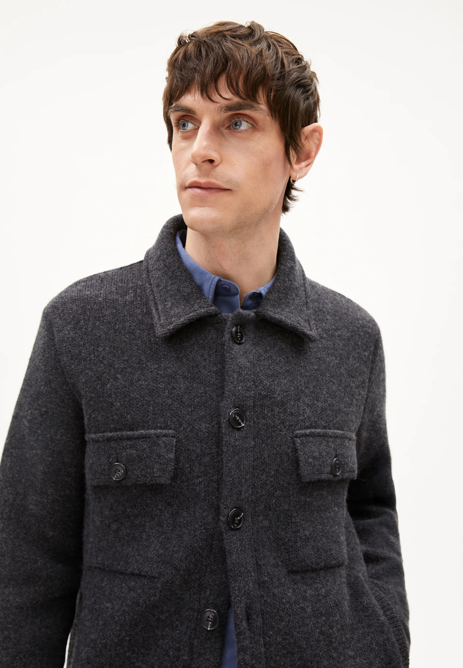 MAARK Cardigan made from an organic wool blend