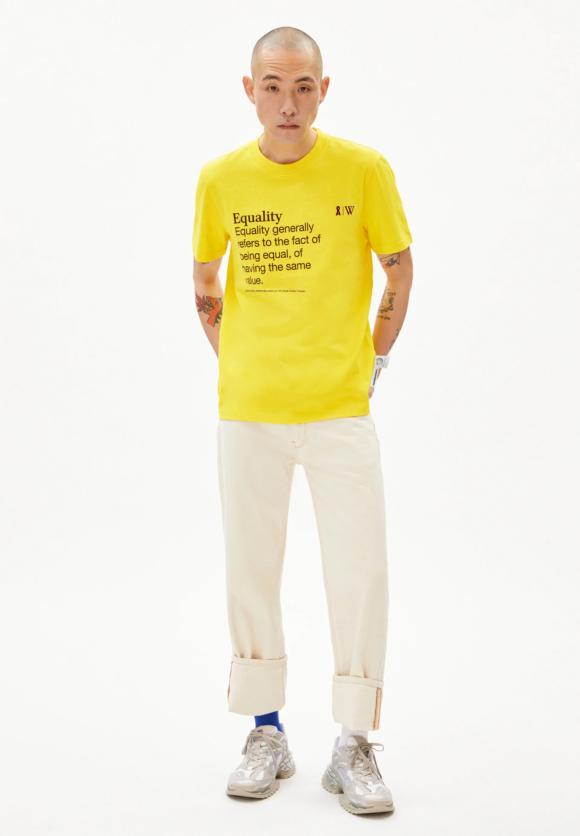 MAARKOS WIKIPEDIA Heavyweight T-Shirt made of recycled Cotton