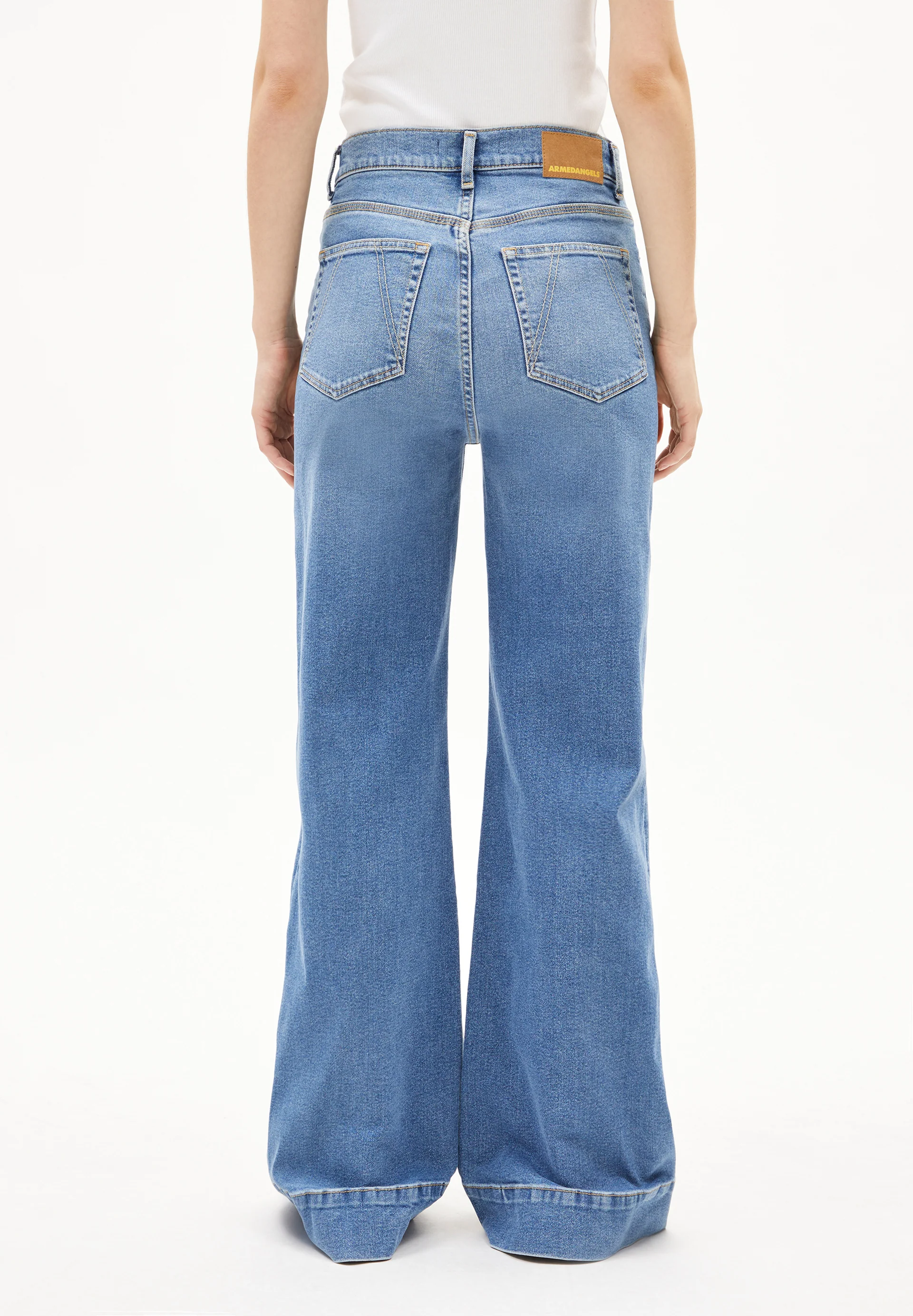 MURLIAA Wide Jeans recycled Cotton Mix Comfort Stretch