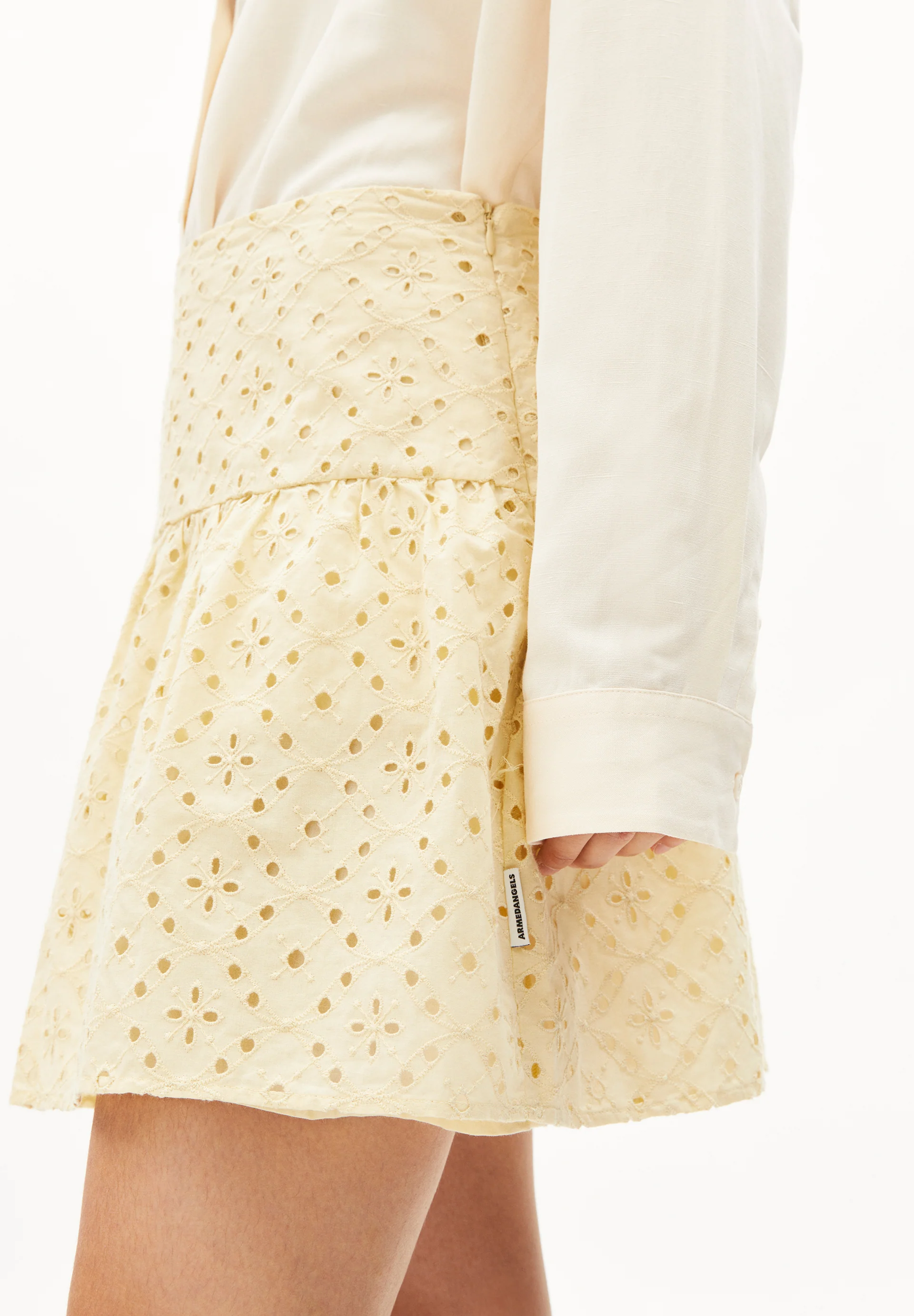 MALISSAA BROIDERY Woven Skirt made of Organic Cotton Mix