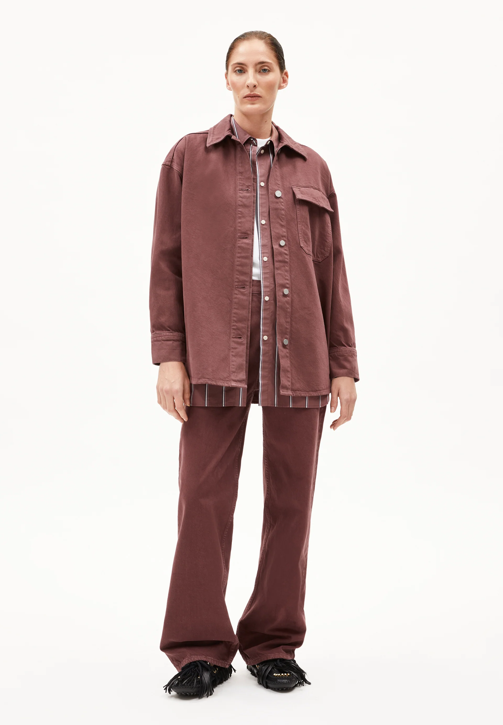TAARAH Denim shirt made of recycled Cotton