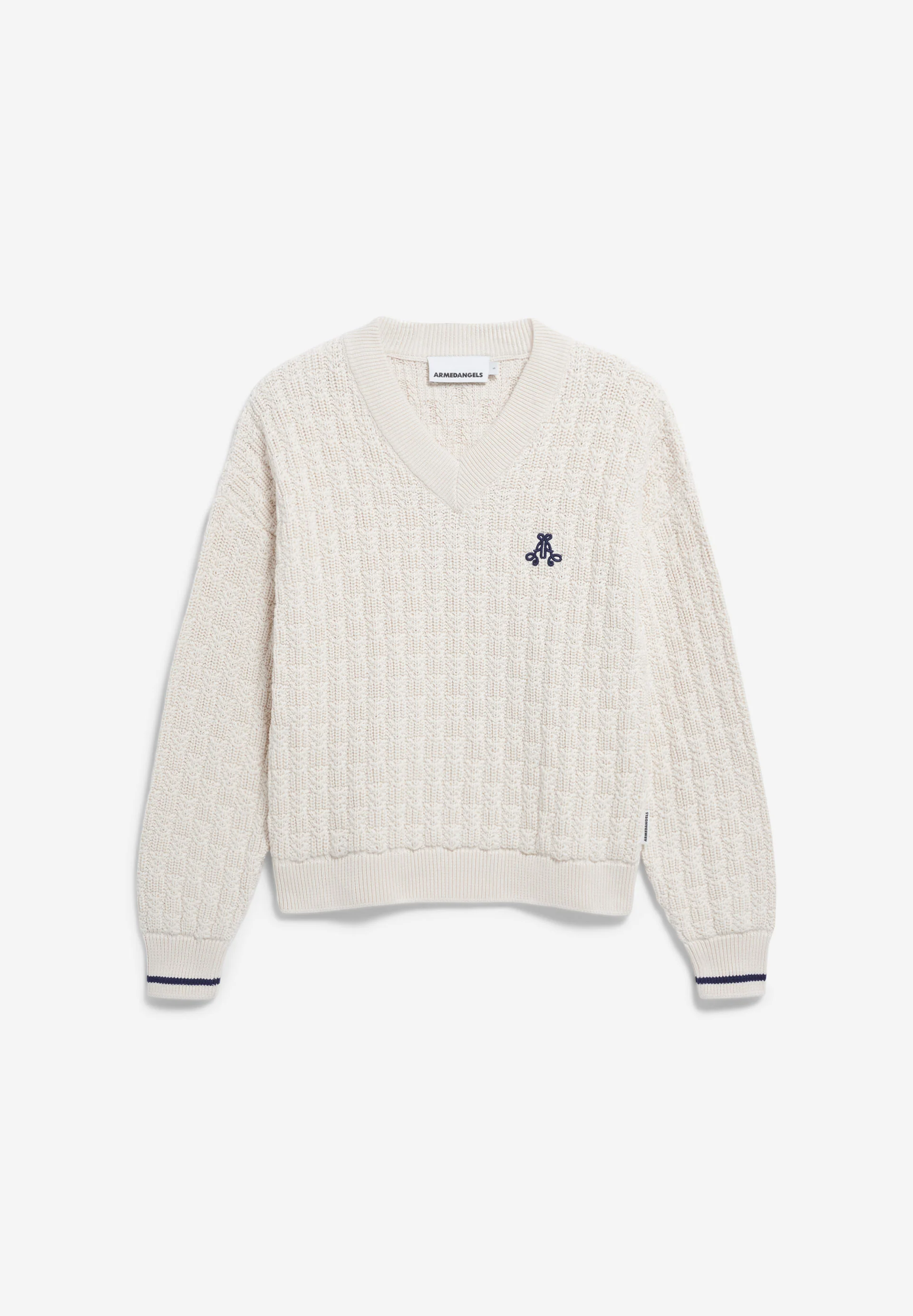 CAARLAS STRUCTURE Pullover from organic cotton