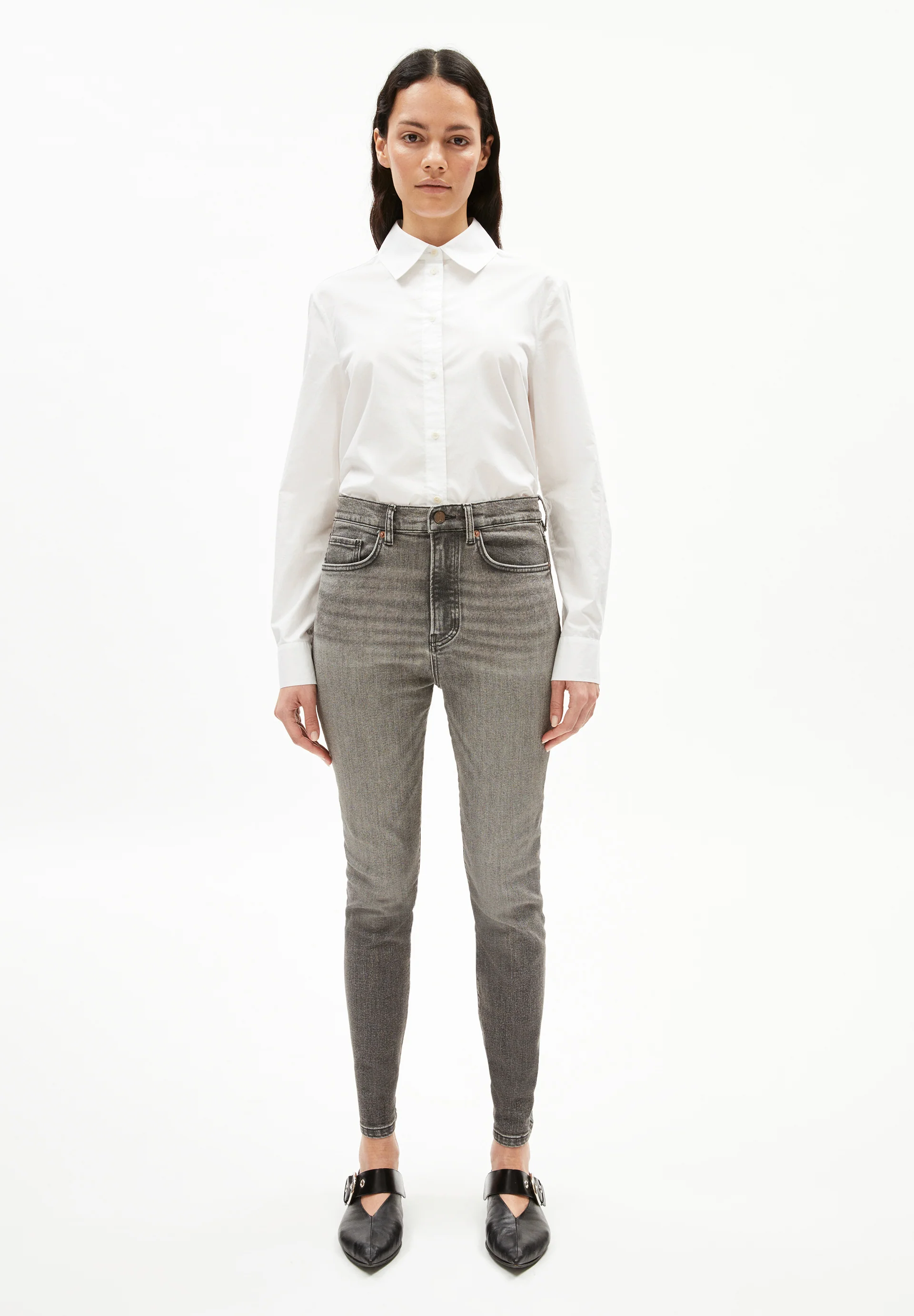 TILLAA Jeans Skinny Leg Mid Waist Organic Cotton Mix X-Stretch