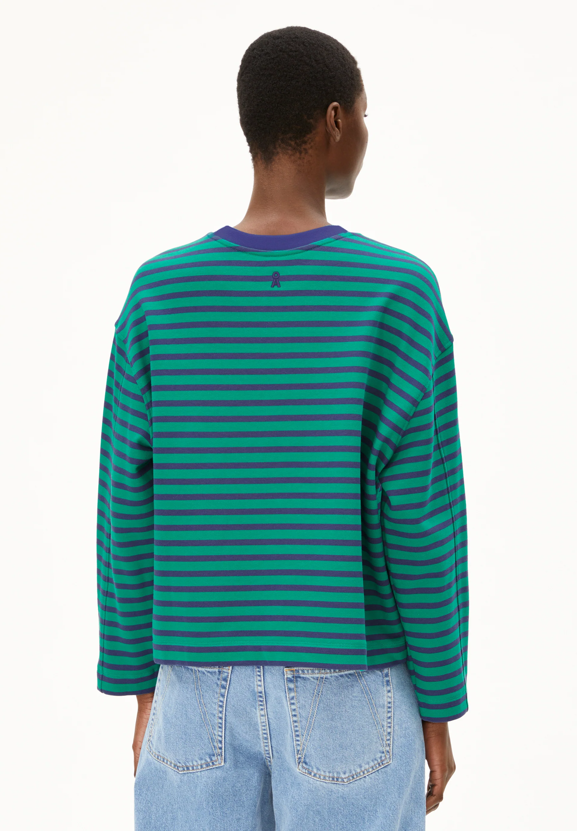 FRANKAA MAARLEN STRIPE Sweatshirt from organic cotton