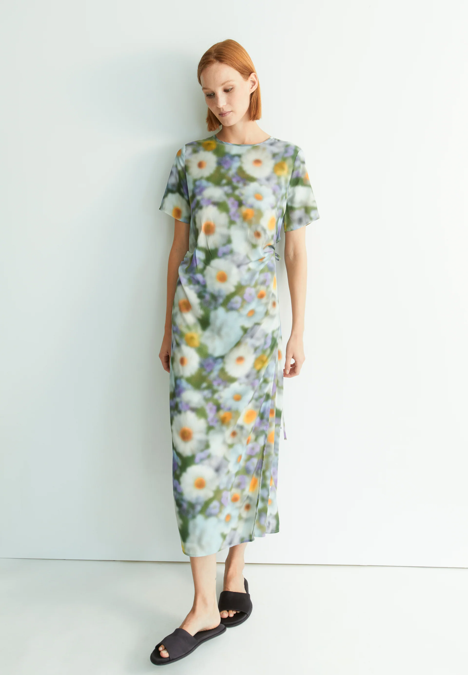 SEDISAA GREEN GARDEN Woven Dress made of TENCEL™ Lyocell Mix