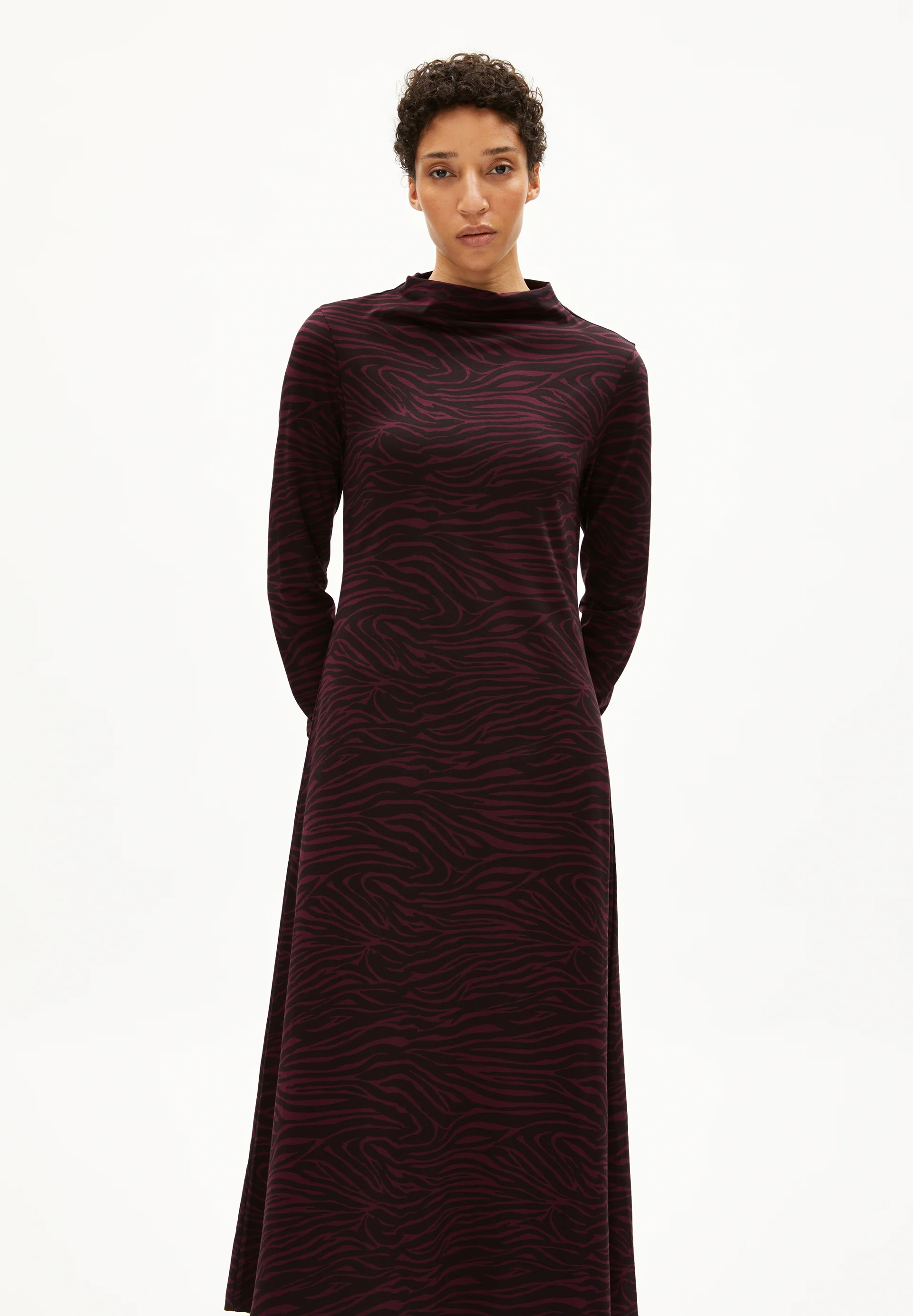 DAILIMAA ZEBRARAA Jersey dress made from an organic cotton blend
