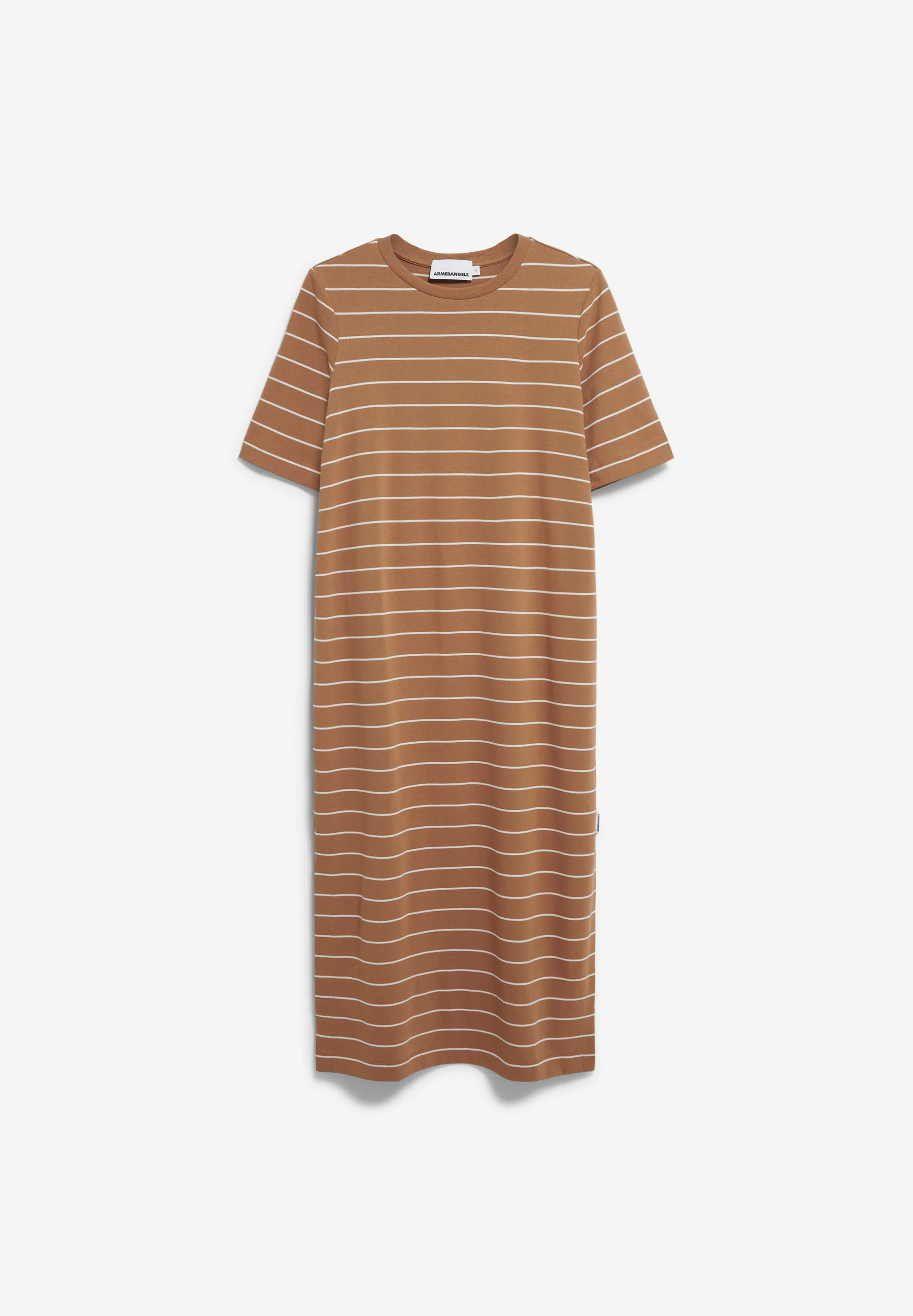 XELINAA FINE STRIPE MIDI DRESS Heavyweight Jersey Dress made of recycled Cotton Mix
