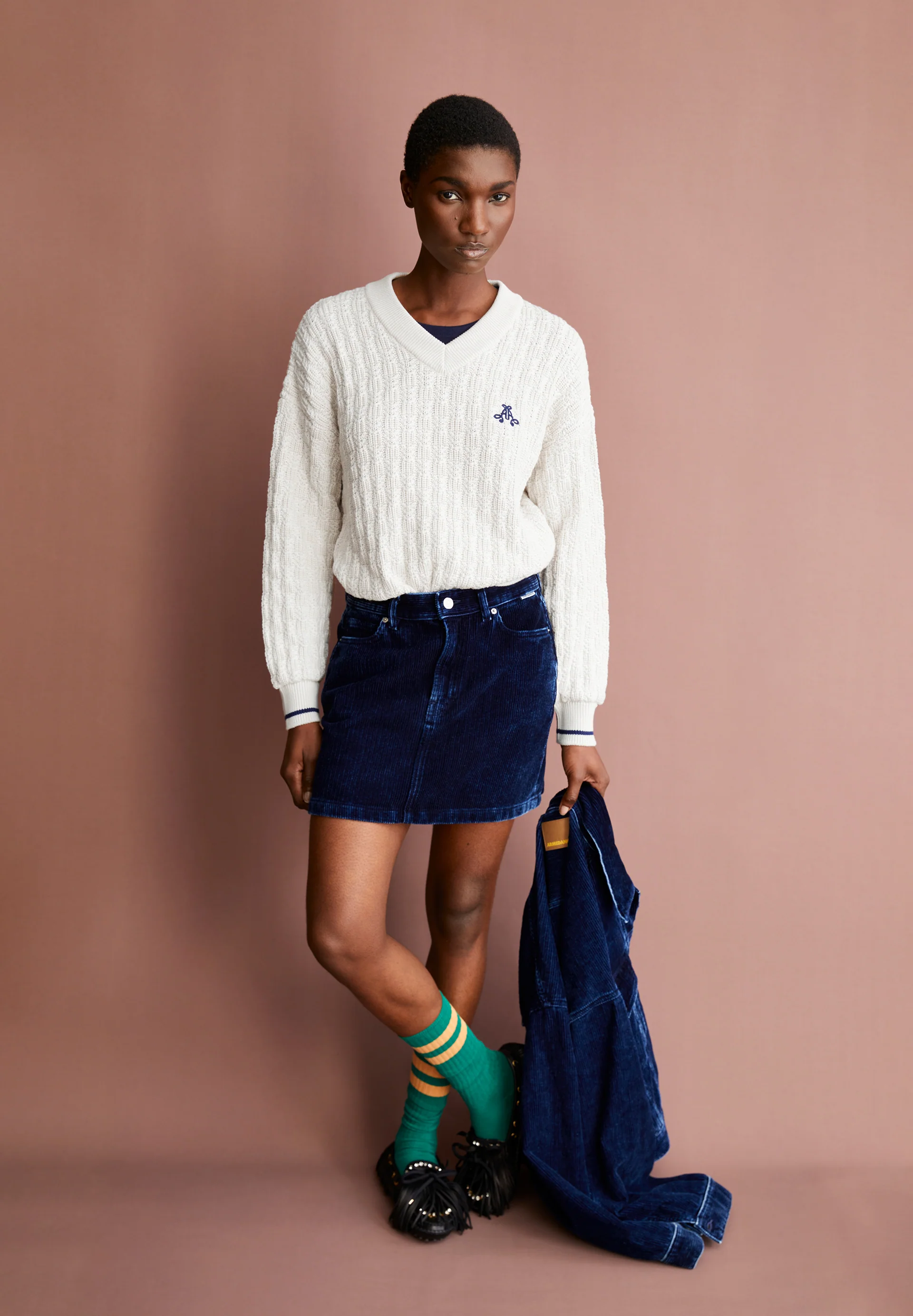 CAARLAS STRUCTURE Pullover from organic cotton