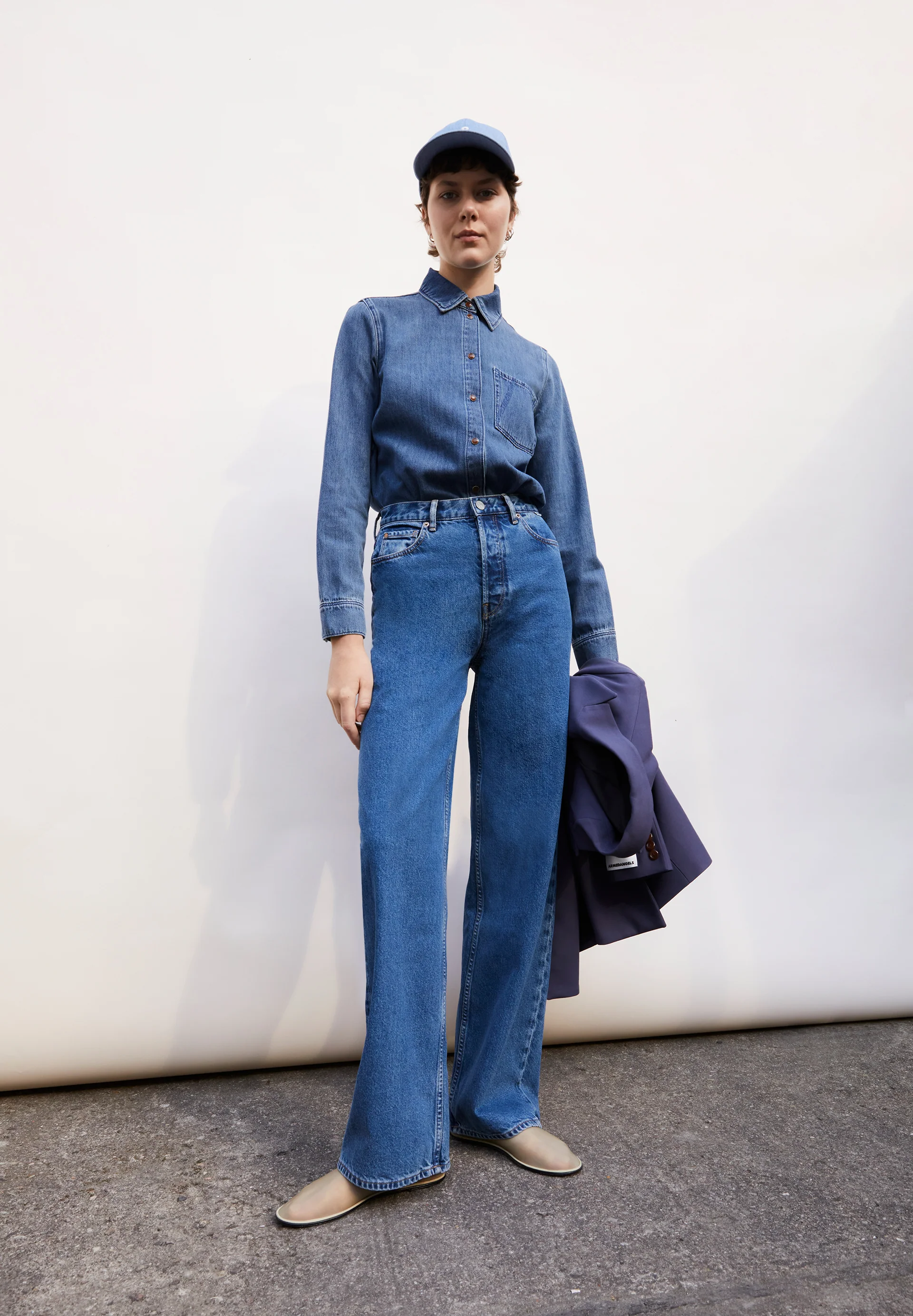 ENIJAA Wide Jeans recycled Cotton