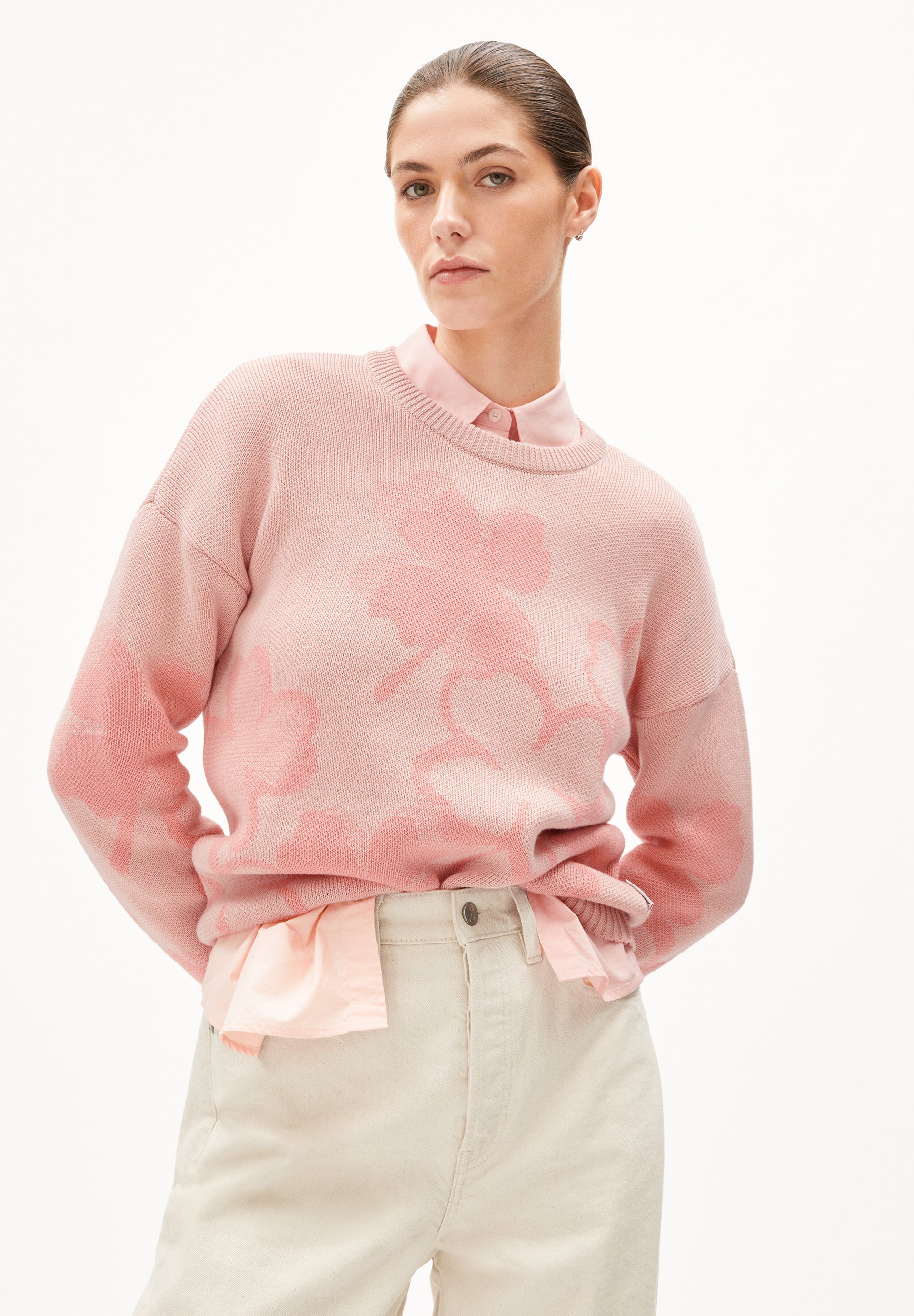 OLESSYAA CLOVER Pullover from organic cotton