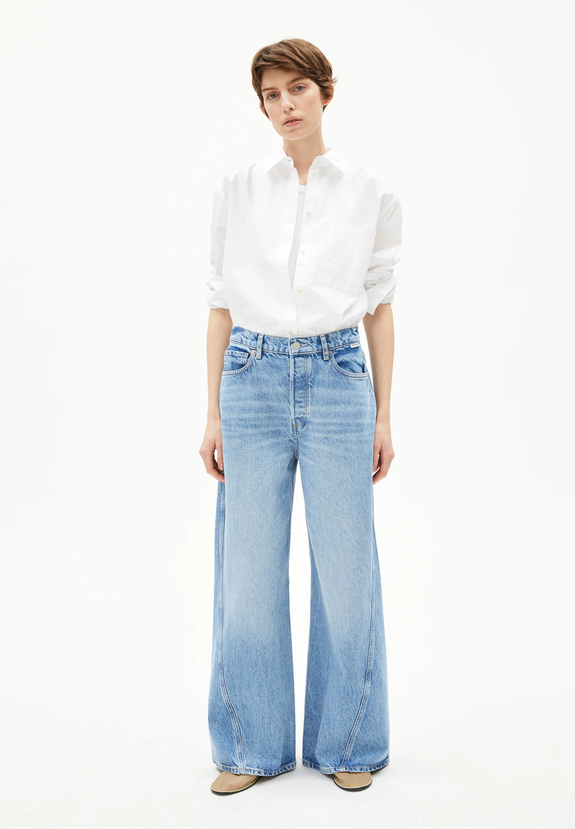 ATHENAAS WIDE JEAN Wide jeans SaXcell® lyocell mix
