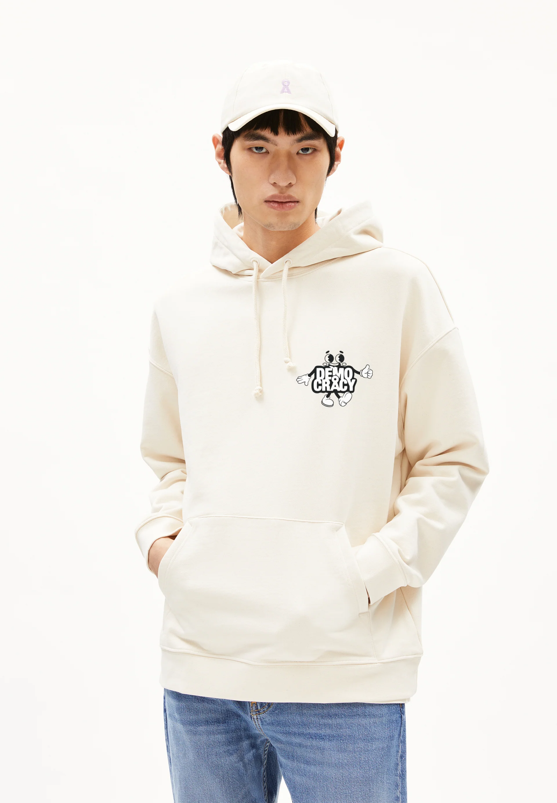 CAATEO DEMOCRACY Sweathoodie from organic cotton