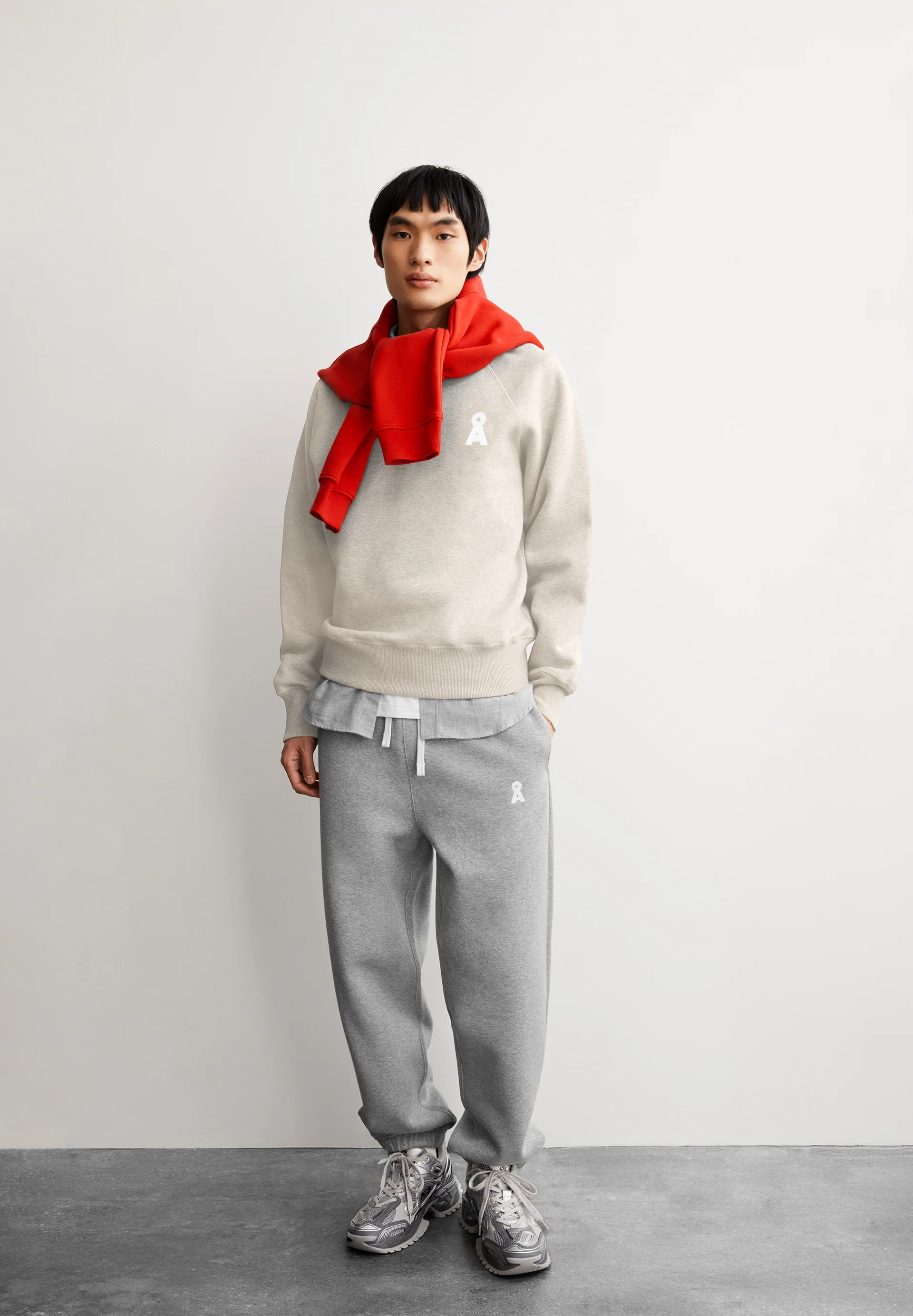 ICONIC Å JOAAN MELANGE Sweatshirt from organic cotton