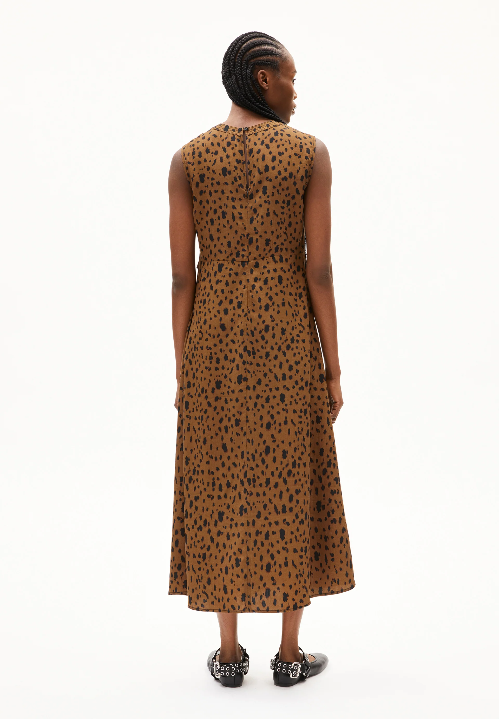 EMALANAA LEOPAA Woven Dress made of TENCEL™ Lyocell