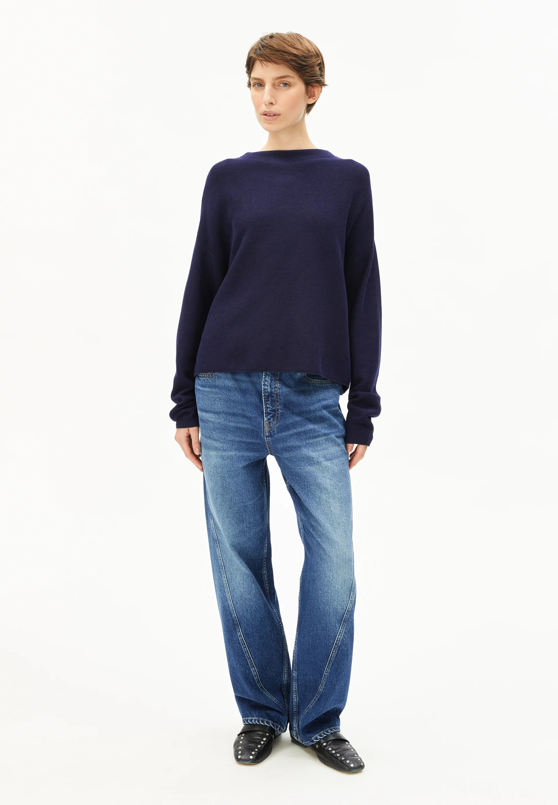 MERINAA LINKS LINKS Pullover from organic cotton
